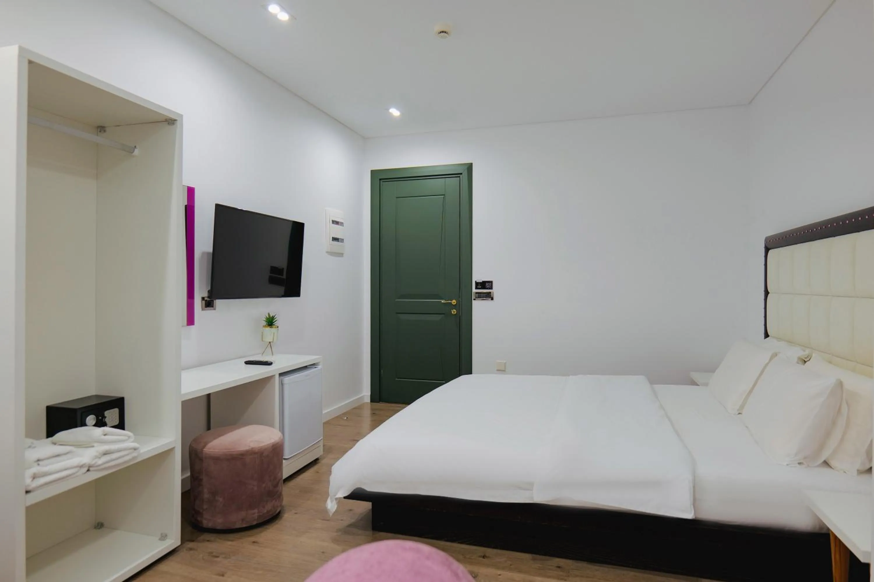 Bed in Asi Rooftop Hotel