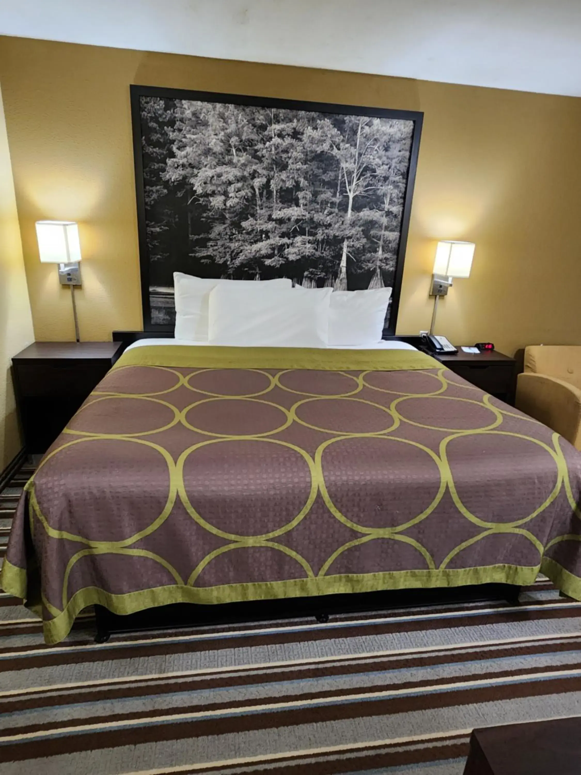 Deluxe King Room - Non-Smoking in Super 8 by Wyndham Pine Bluff Deluxe King Room - Non-Smoking in Super 8 by Wyndham Pine Bluff