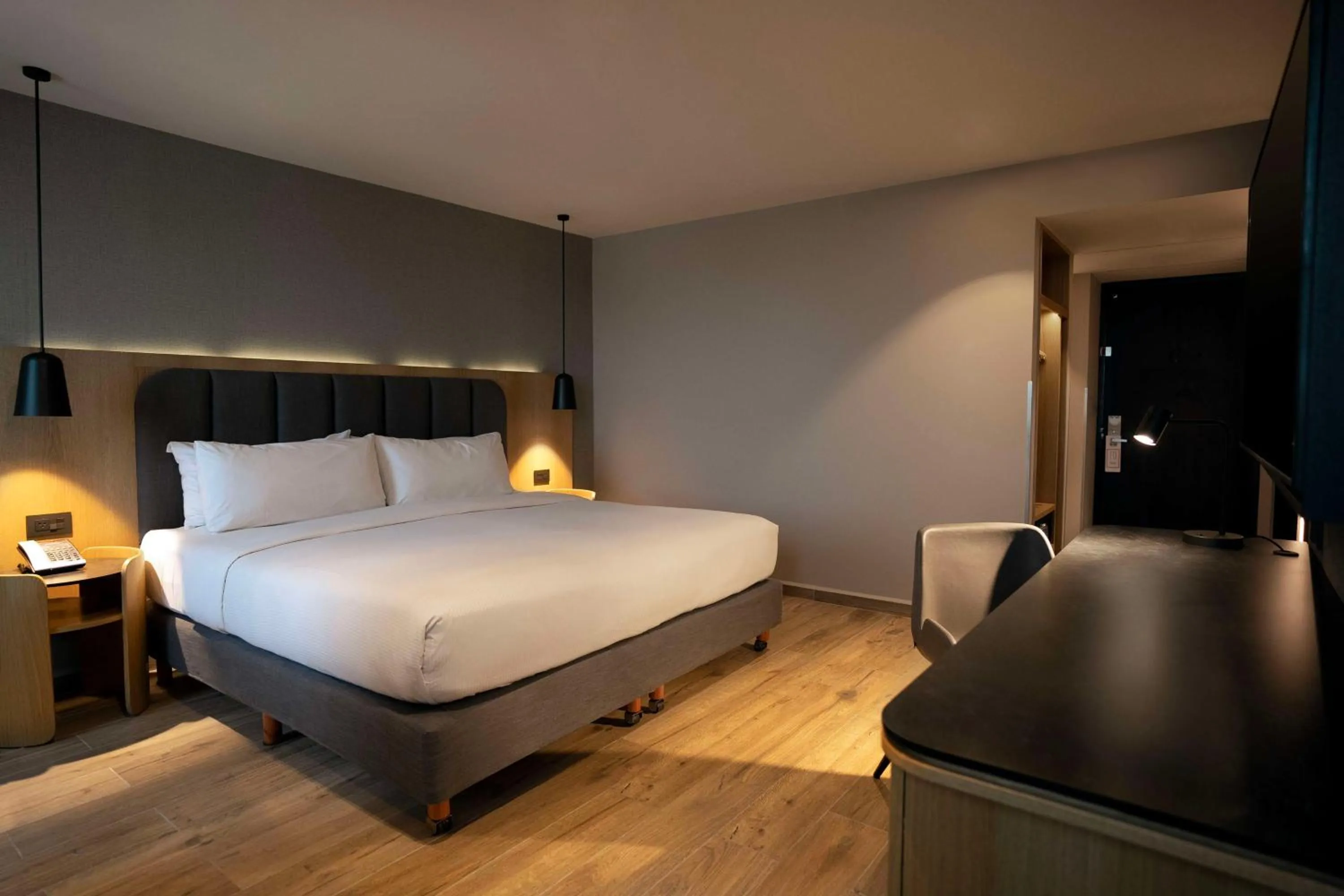 Bed in Hilton Mexico City Airport