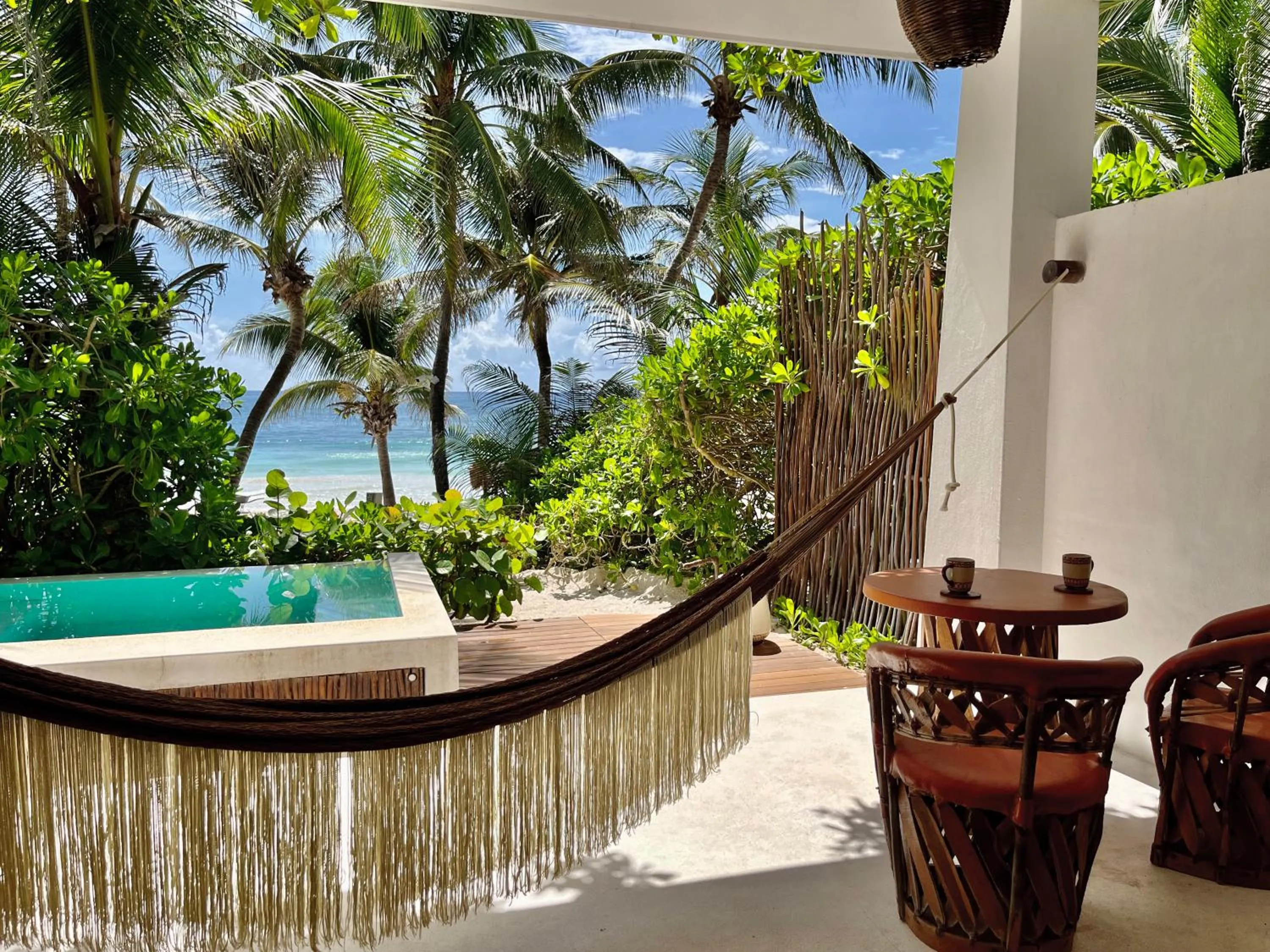 Patio in The Beach Tulum Hotel