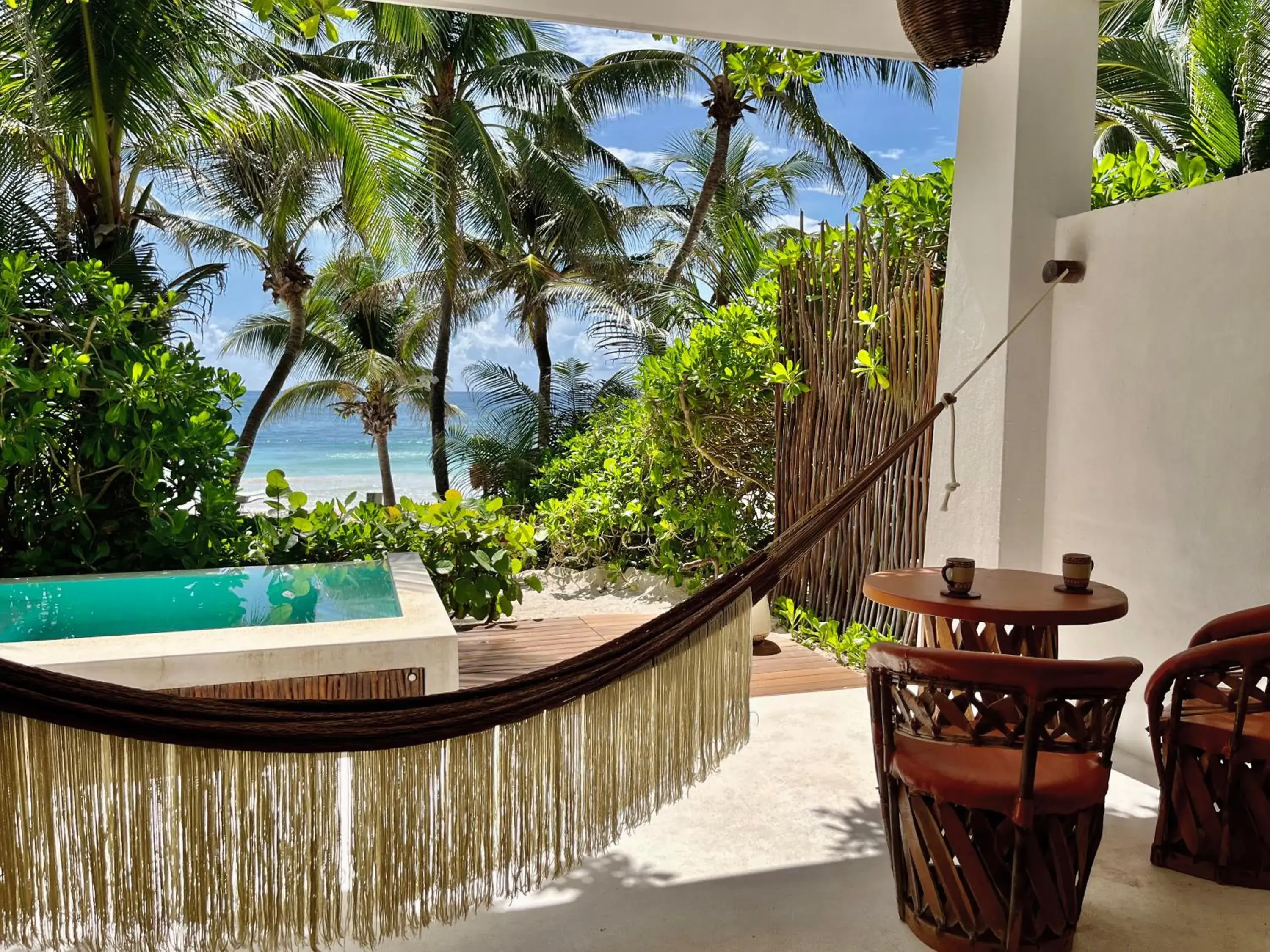 Deluxe Beachfront Room in The Beach Tulum Hotel Deluxe Beachfront Room in The Beach Tulum Hotel