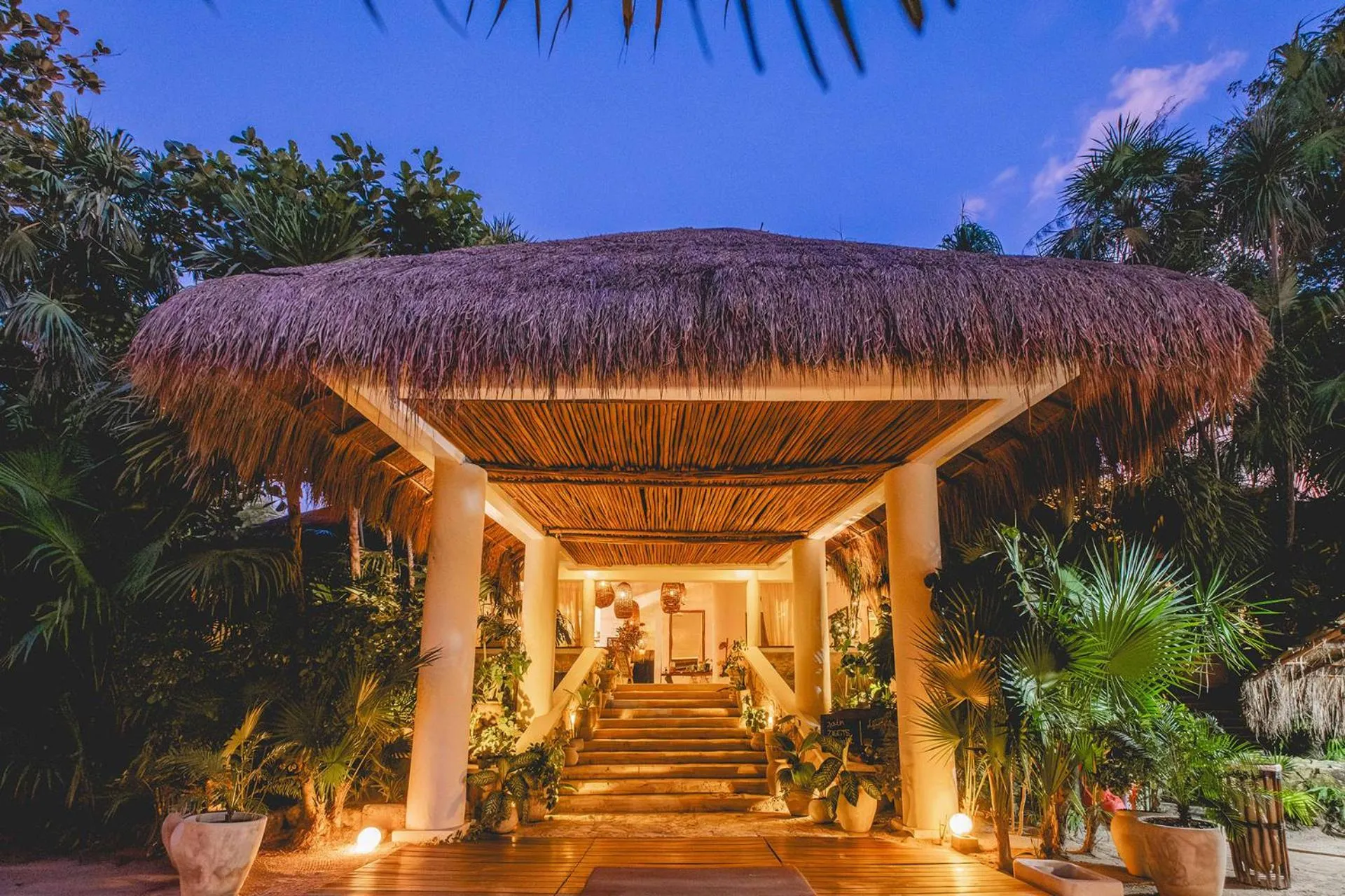 Facade/entrance in The Beach Tulum Hotel