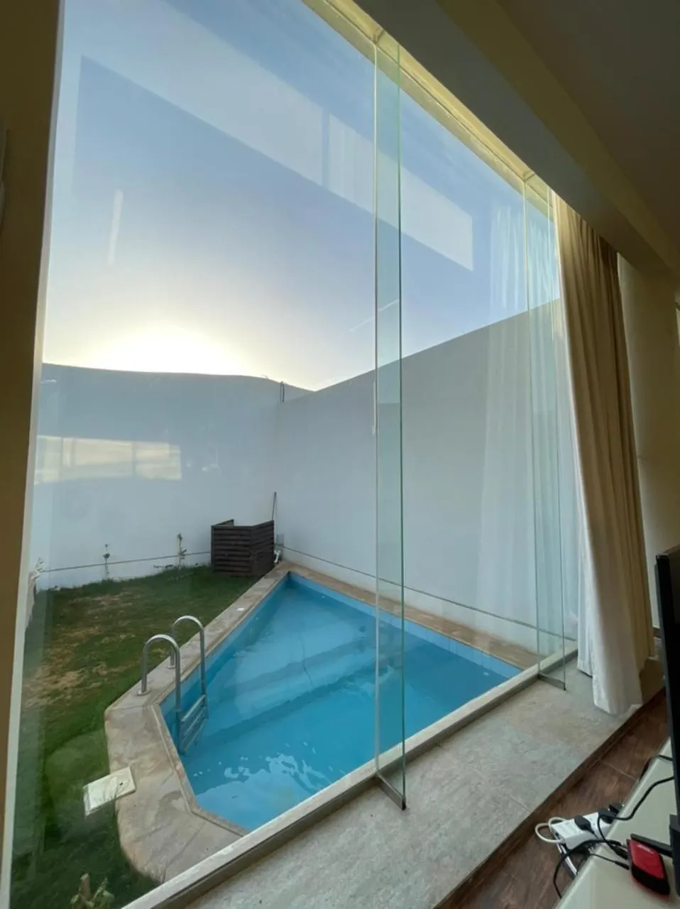 Pool view in Al Maqsd Chalets
