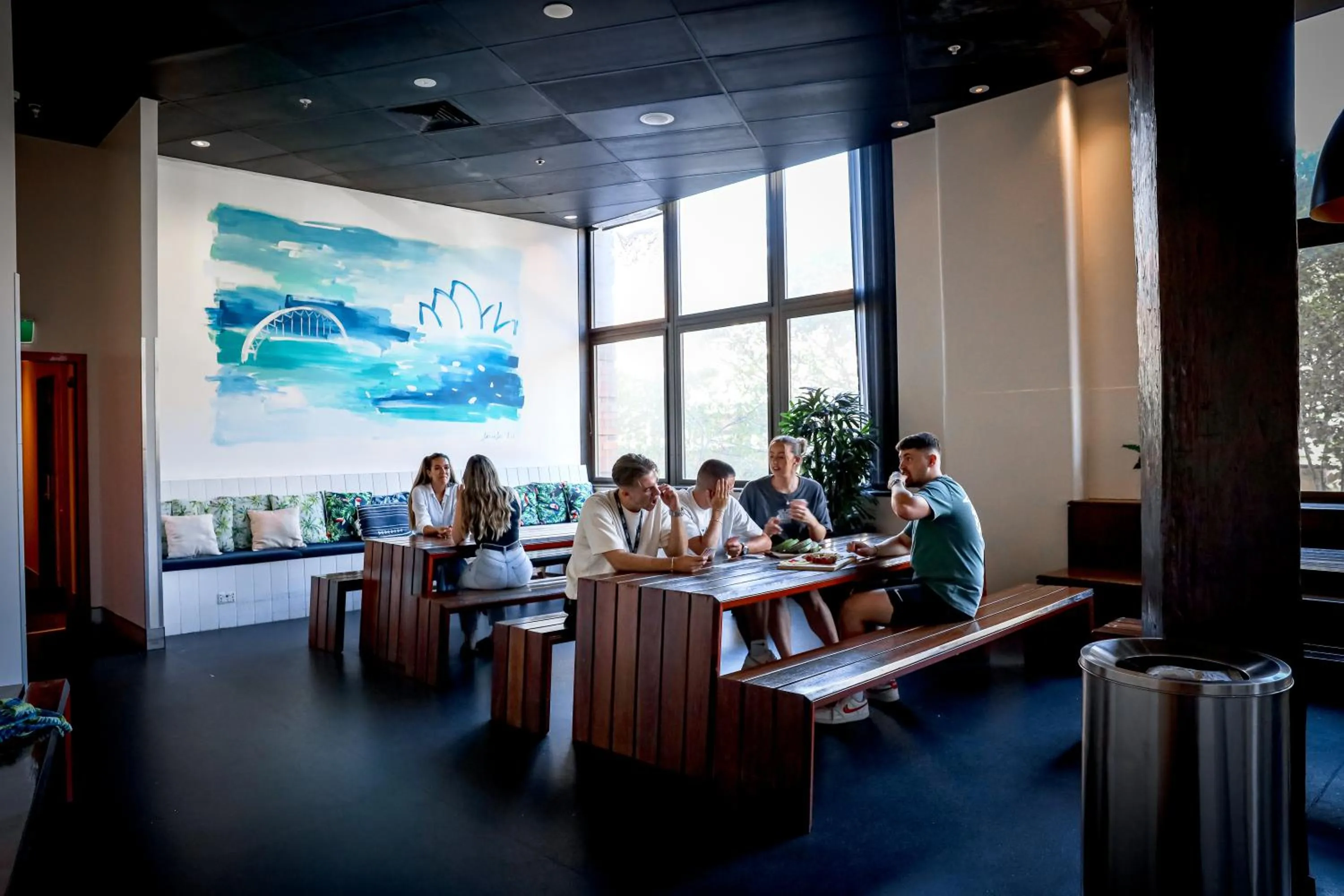 Communal lounge/ TV room in Wake Up! Sydney Central