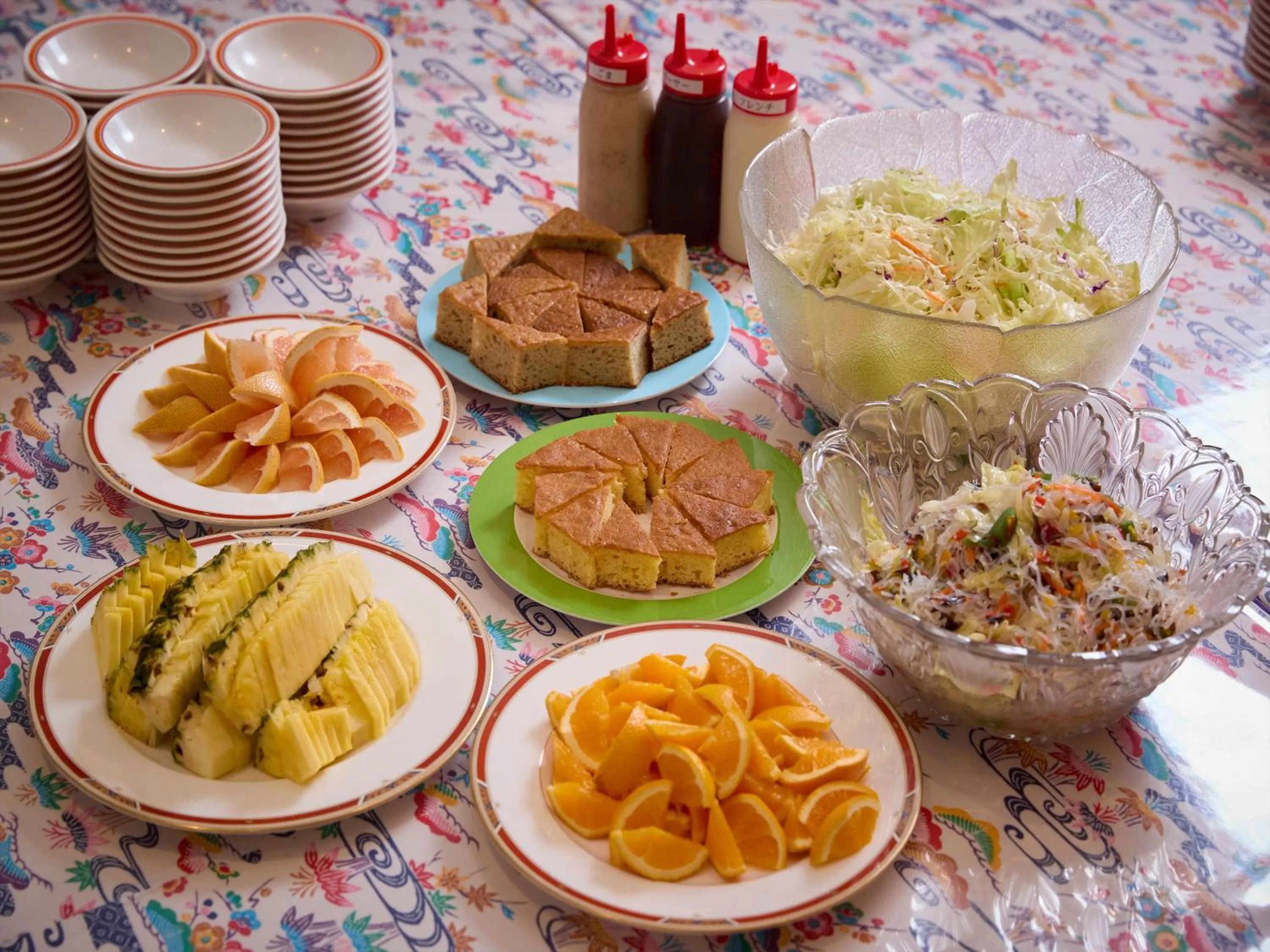 Breakfast in Hotel Miyuki Beach