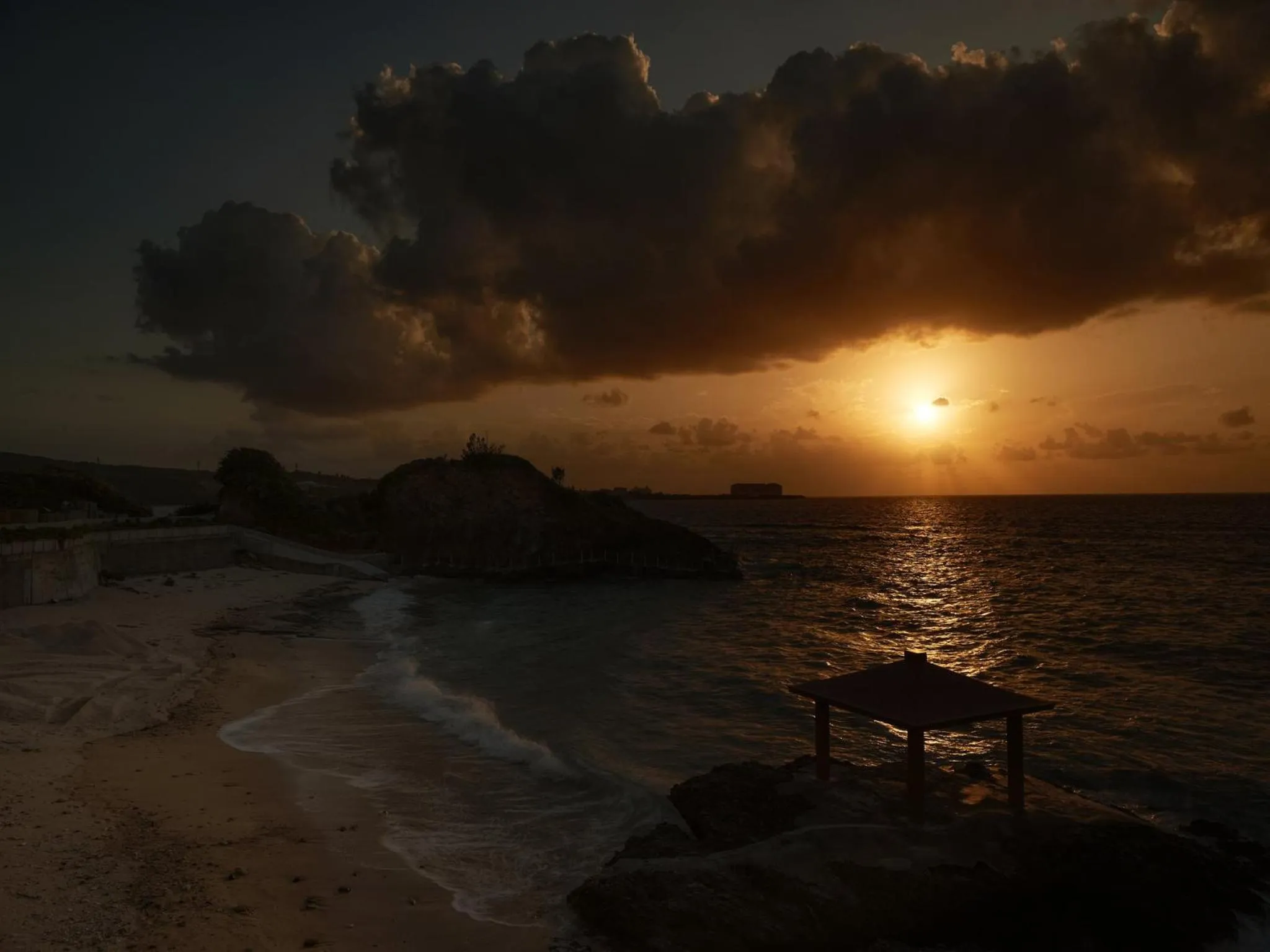 Natural landscape in Hotel Miyuki Beach