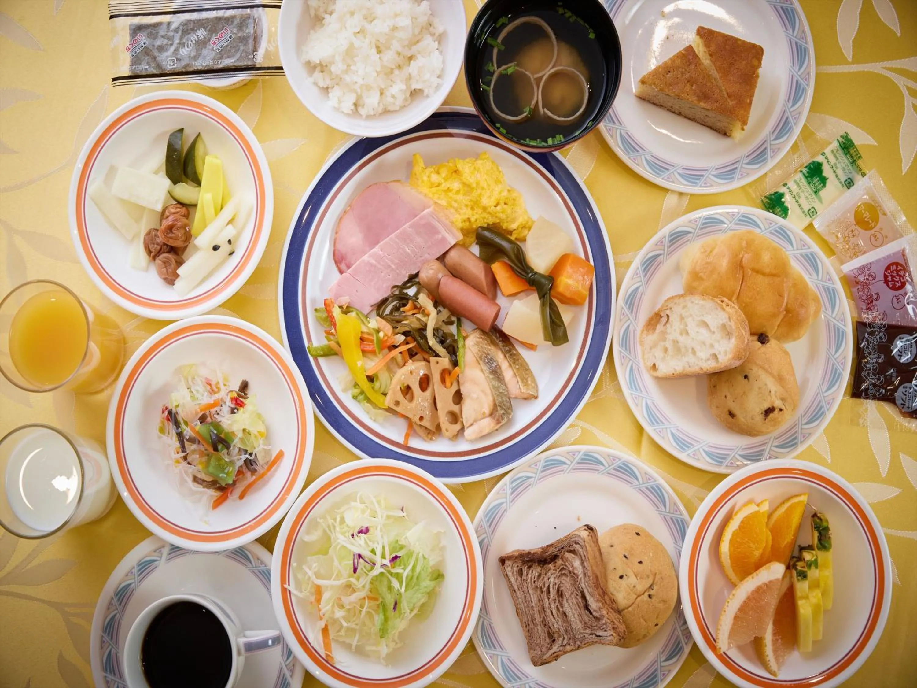 Breakfast in Hotel Miyuki Beach