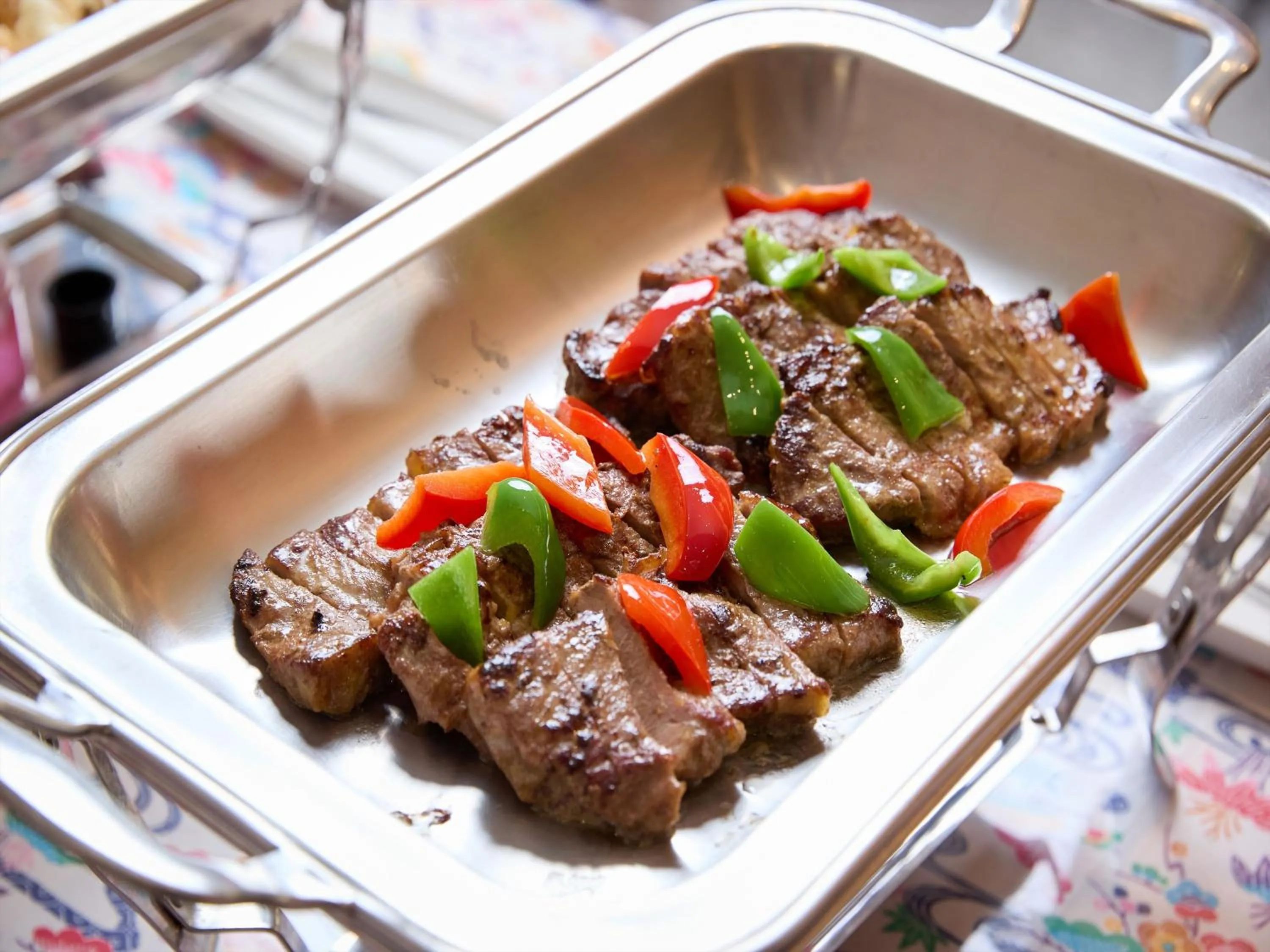 Dinner in Hotel Miyuki Beach