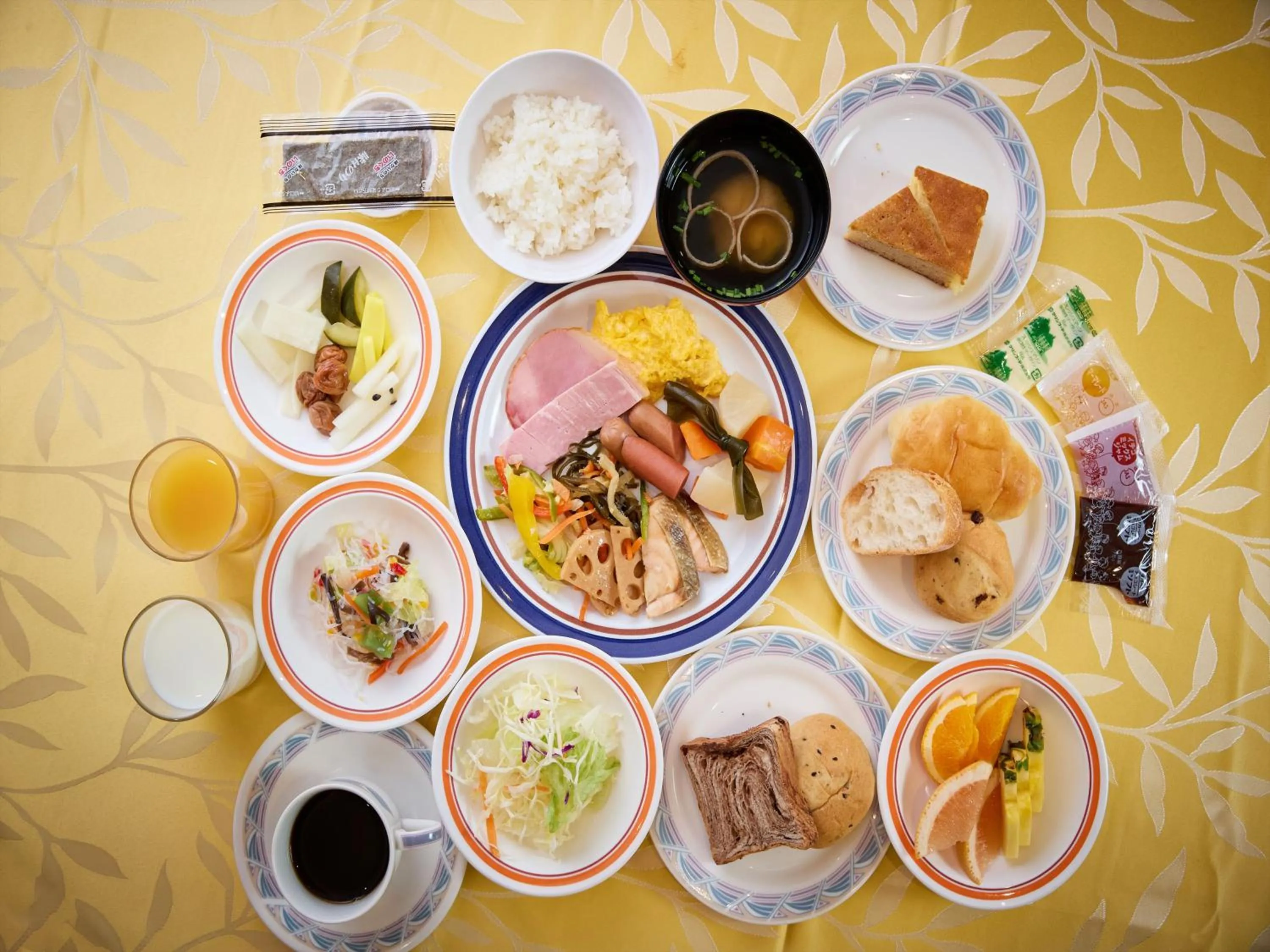 Breakfast in Hotel Miyuki Beach