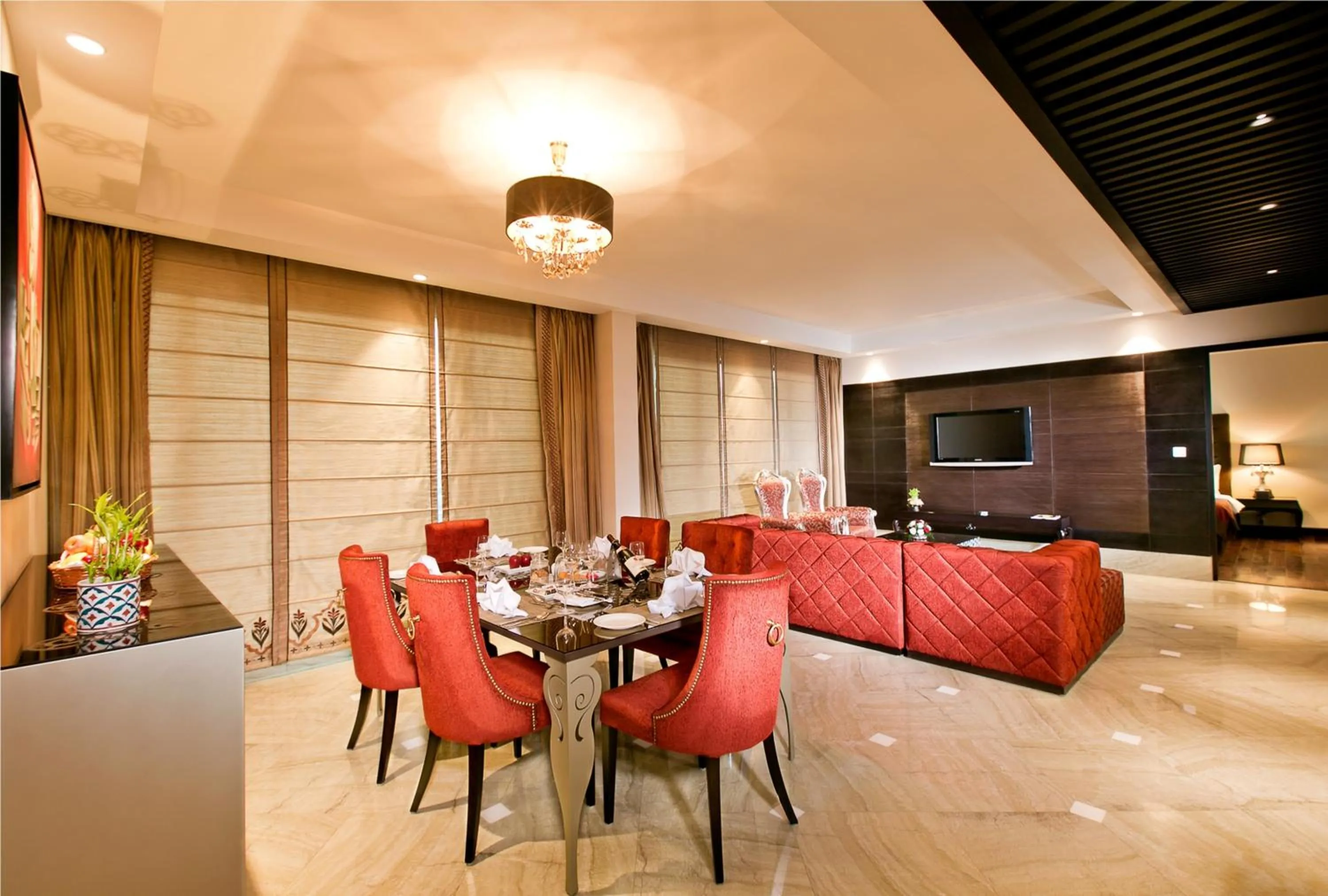 Living room in The Lalit Jaipur