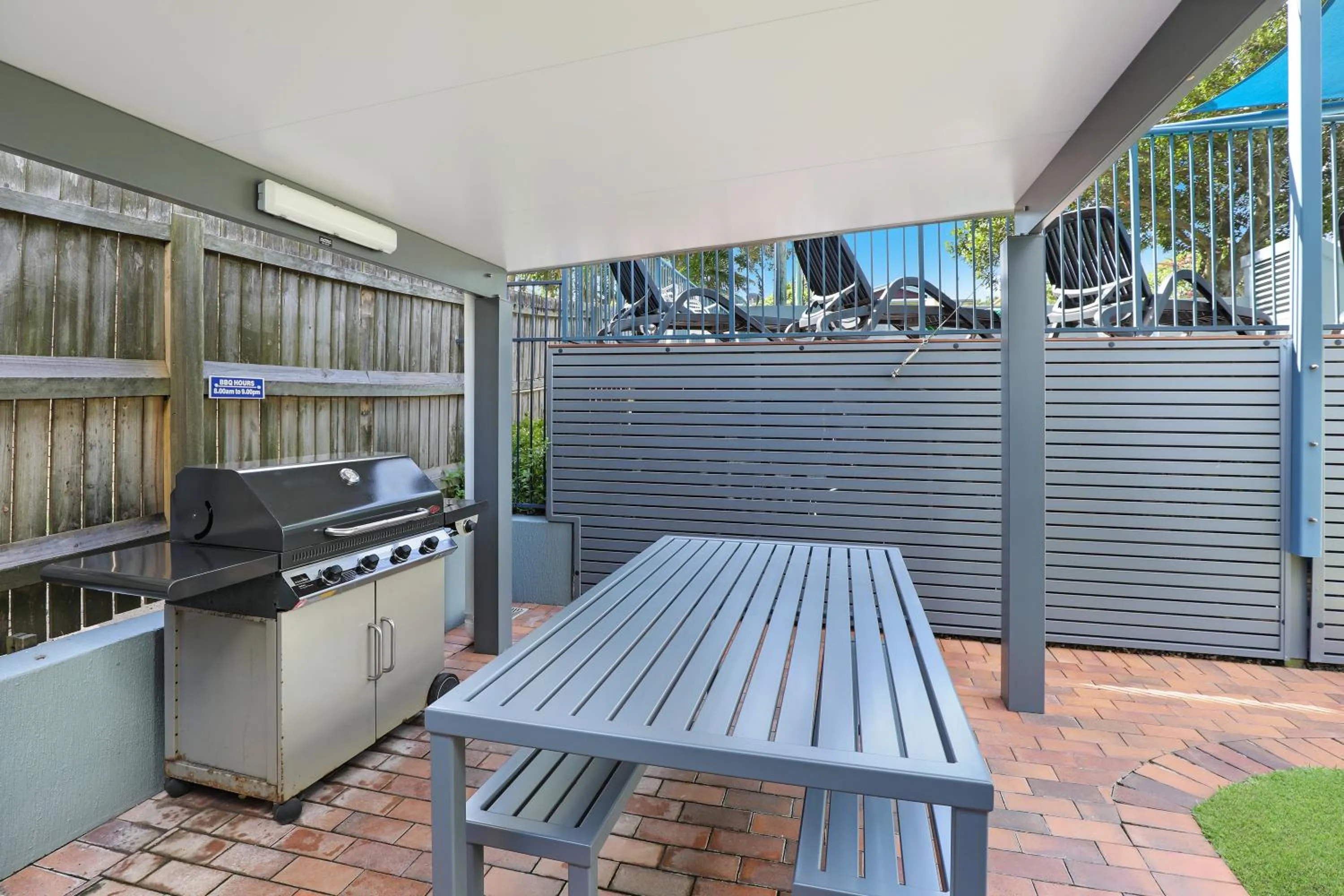 BBQ facilities in Cerulean Apartments