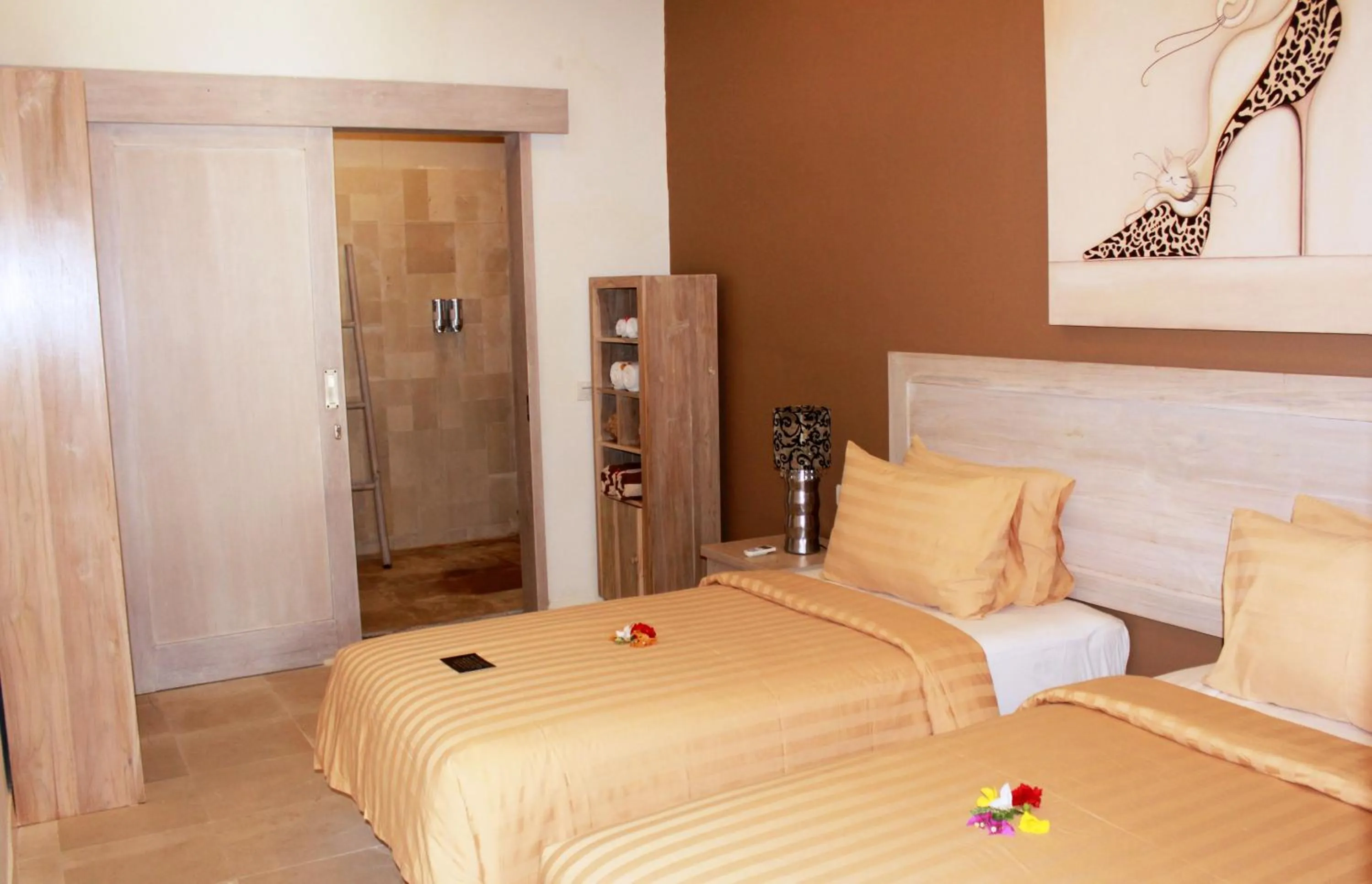 Bed in MAHAMAYA Gili Meno