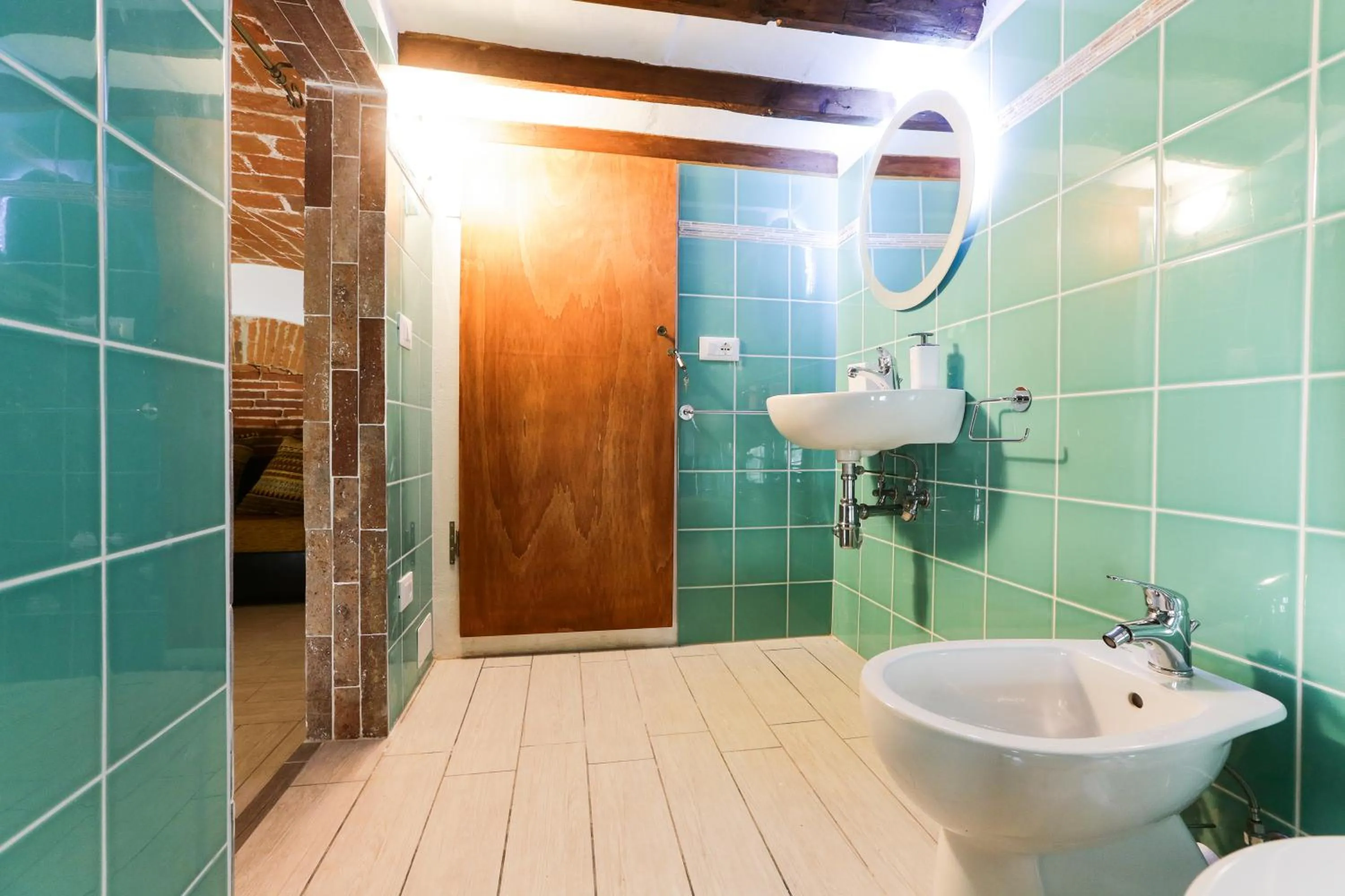 Toilet in Florence Fortezza Apartment