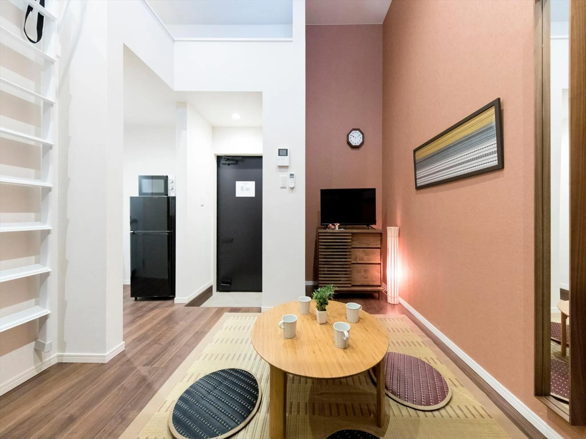 Living room in TRIP POD SUMIYOSHI A