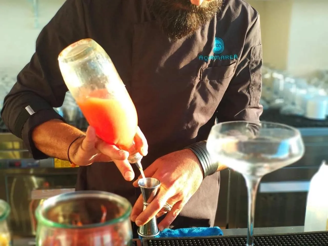 Lounge or bar in Aquamarea