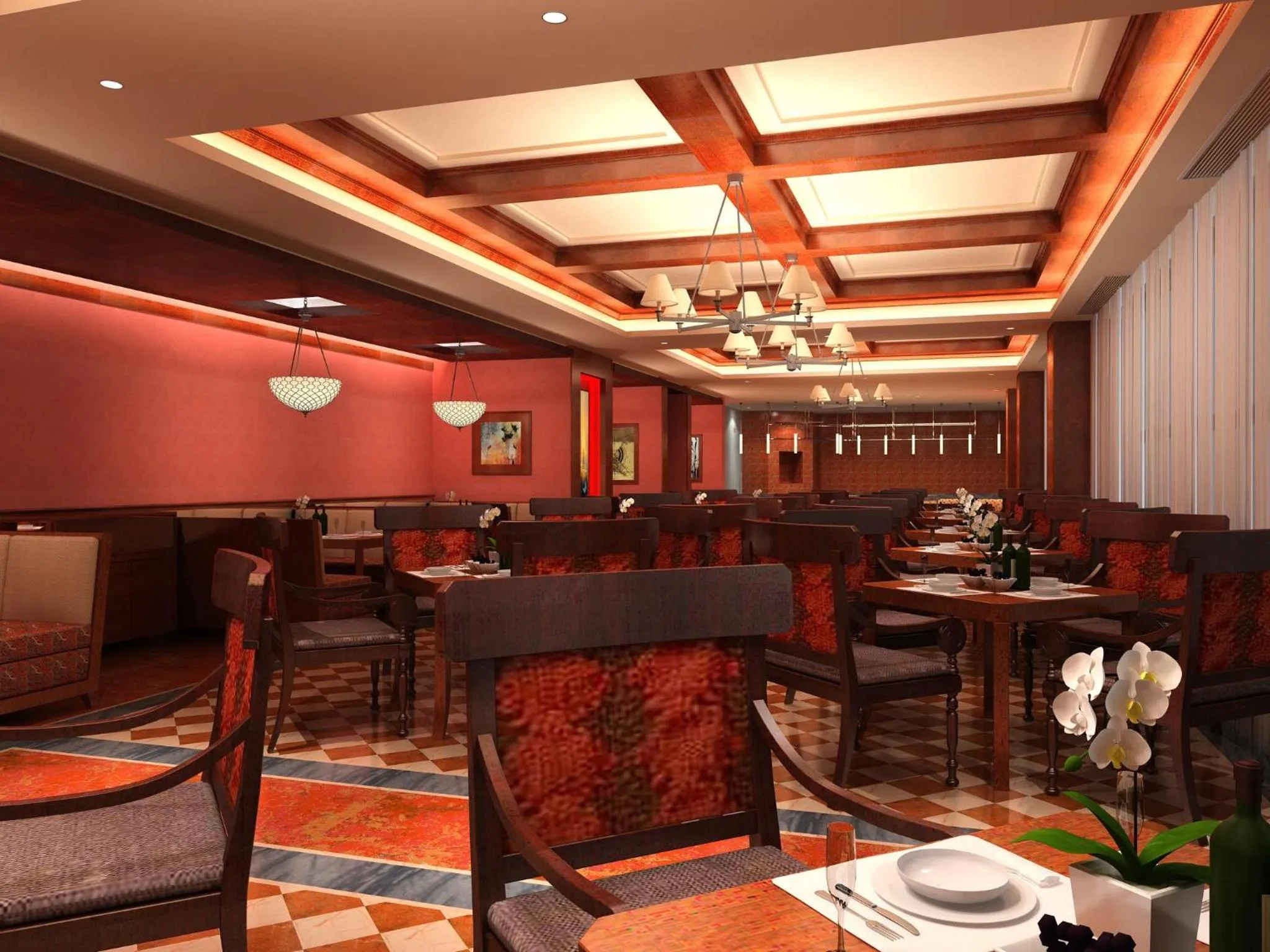 Restaurant/places to eat in Sheraton Tianjin Binhai