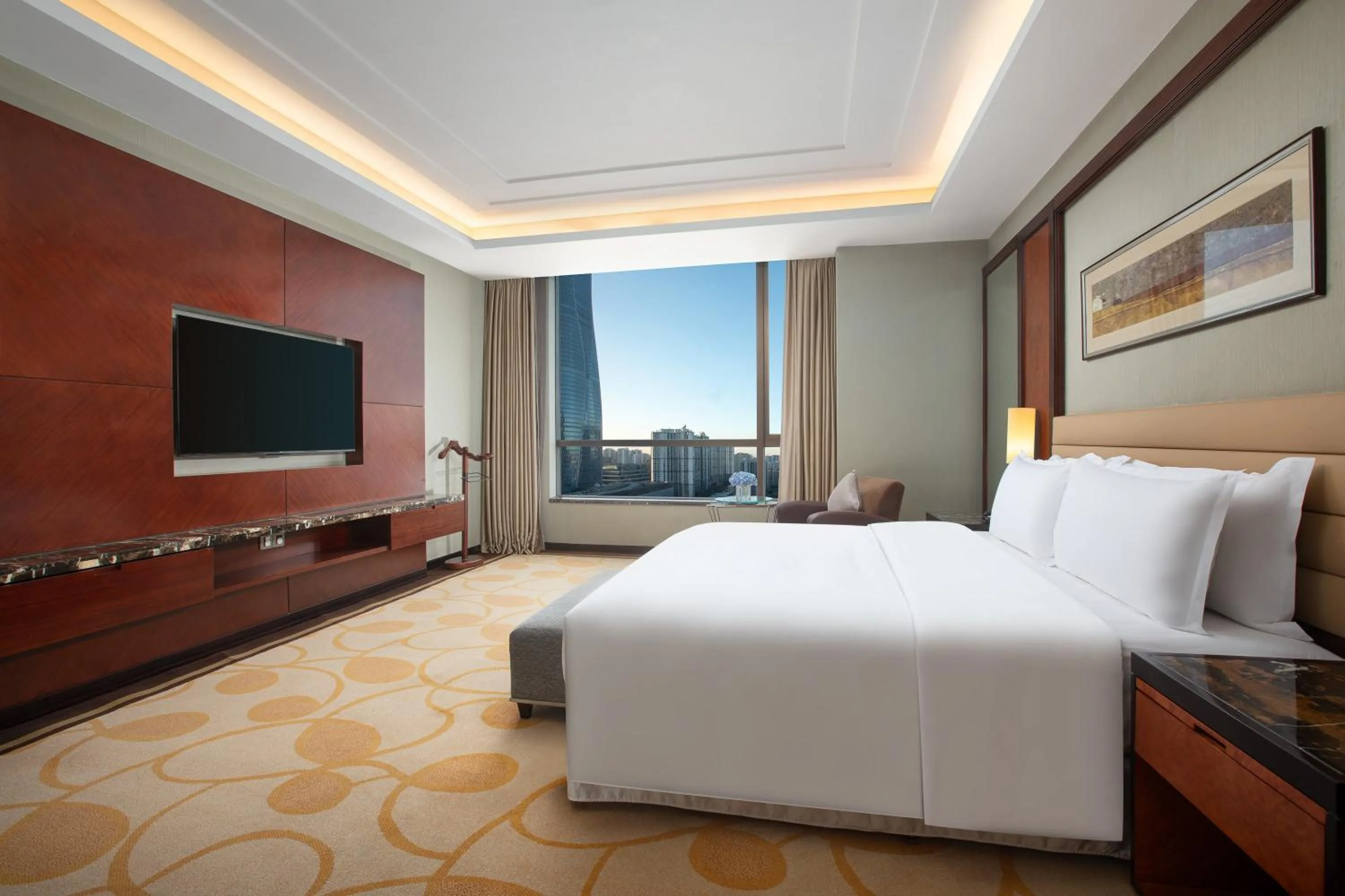 Photo of the whole room, Bed in Sheraton Tianjin Binhai