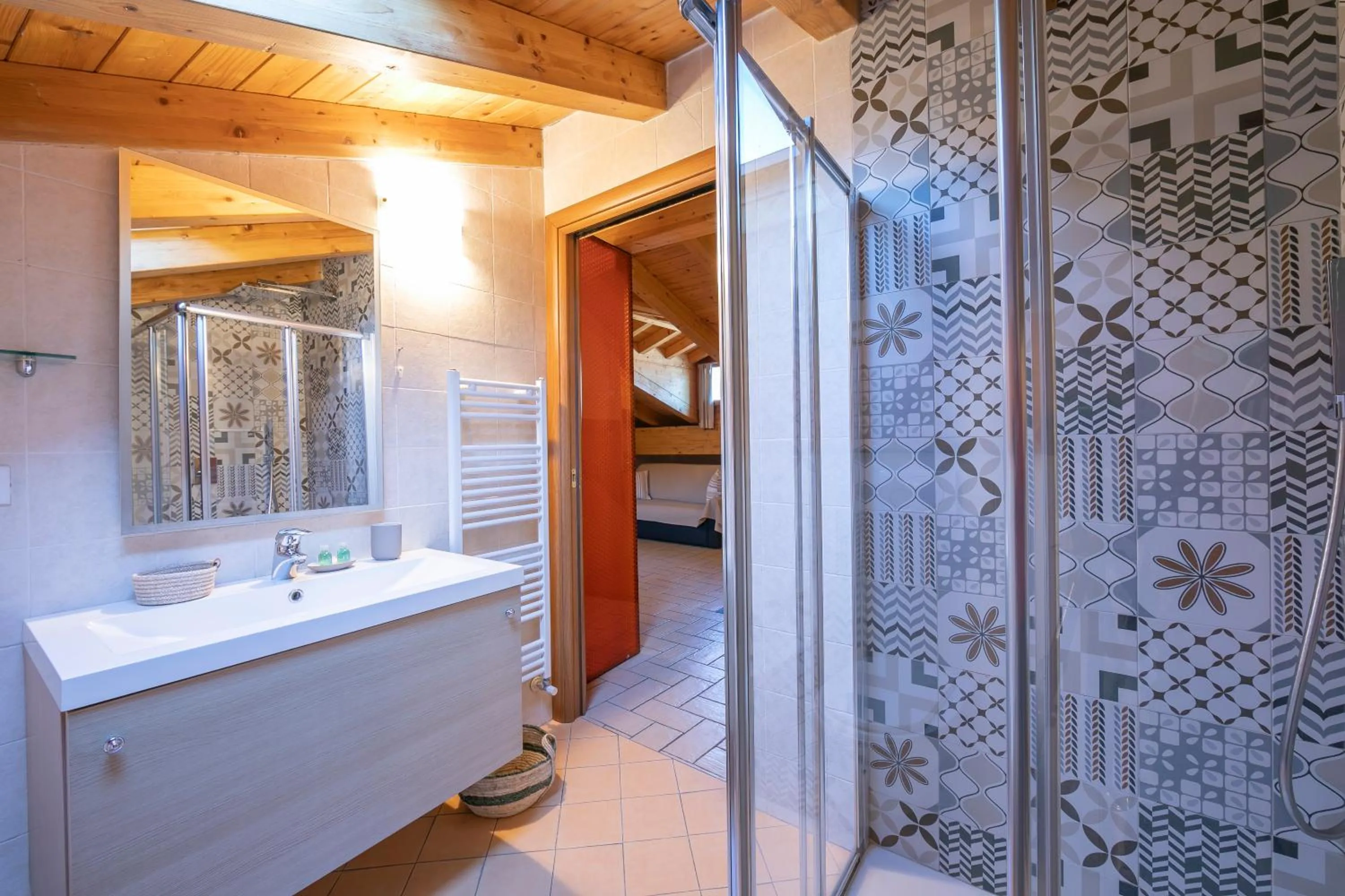 Bathroom in Le Stanze del Lago Apartments