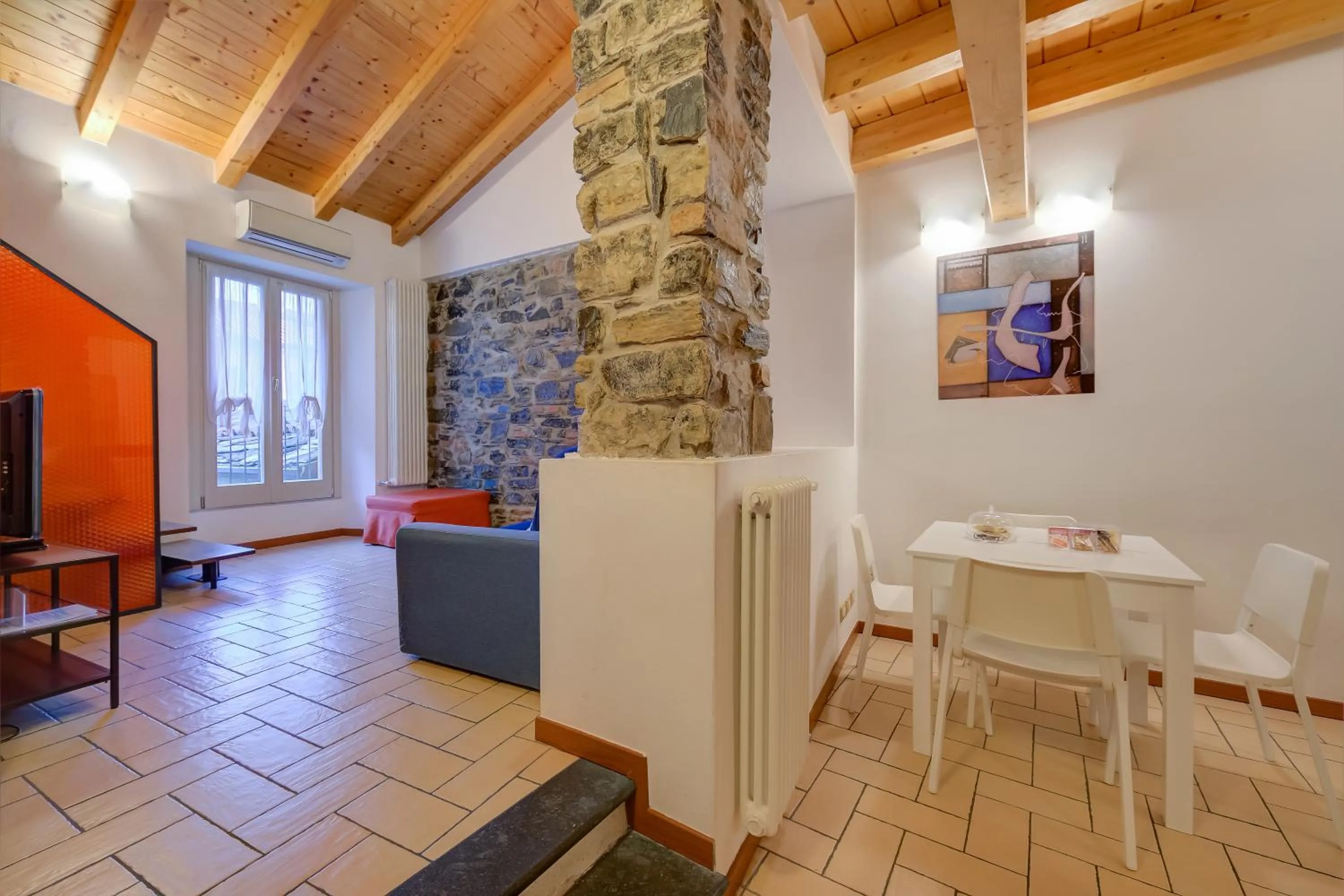 Seating area in Le Stanze del Lago Apartments