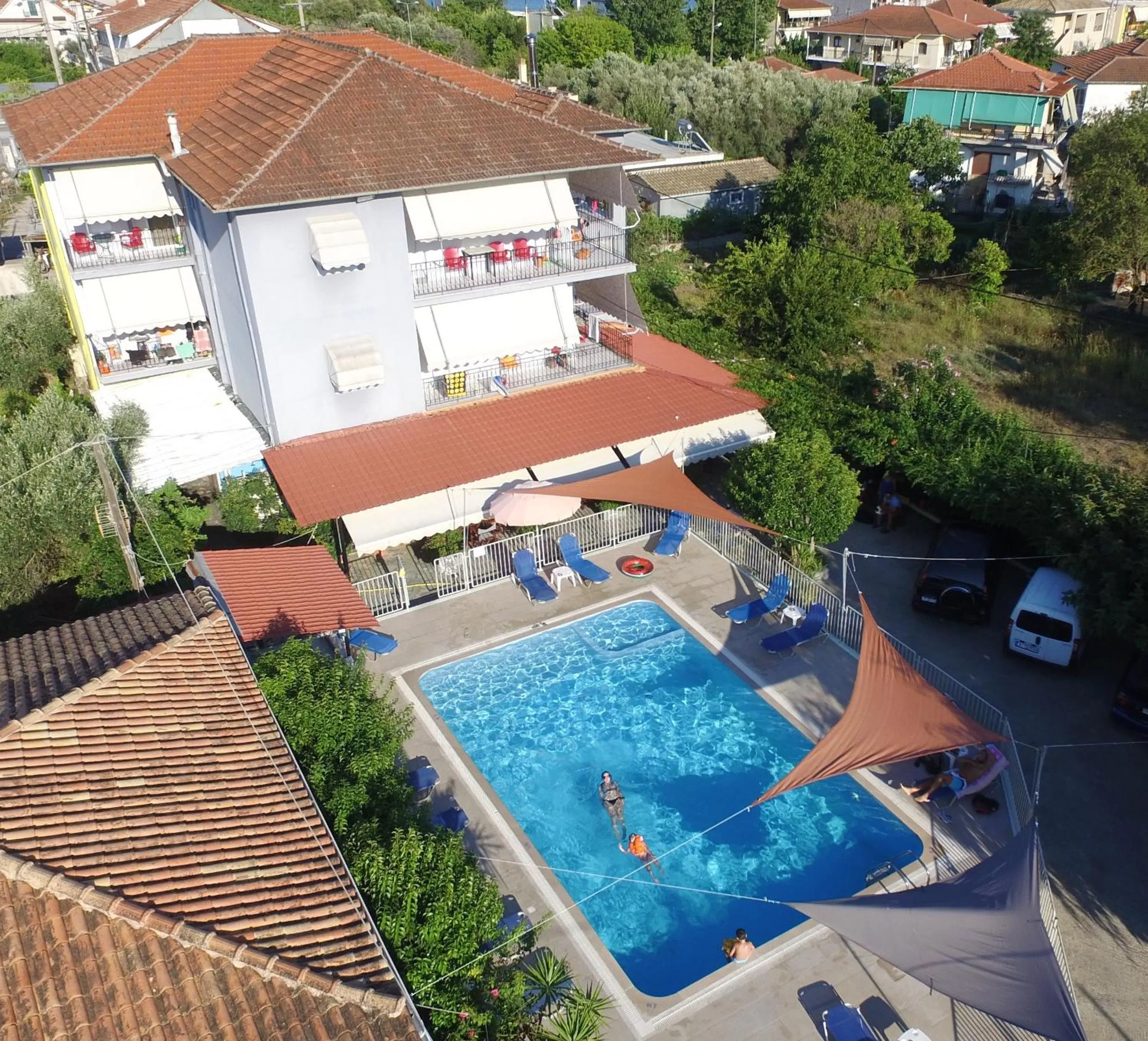 Bird's eye view in Polyxenis Rooms