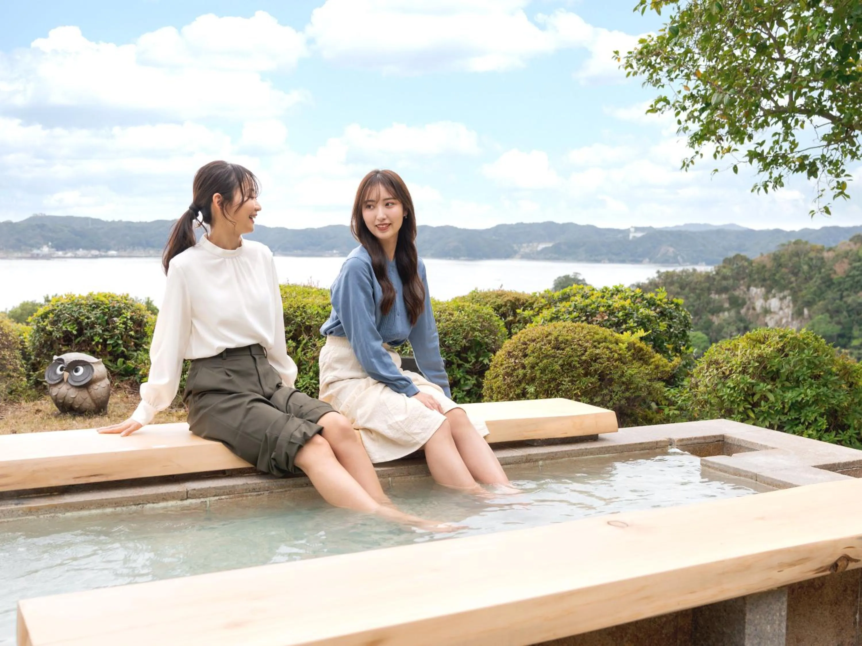 Area and facilities in Kumano-bettei Nakanoshima