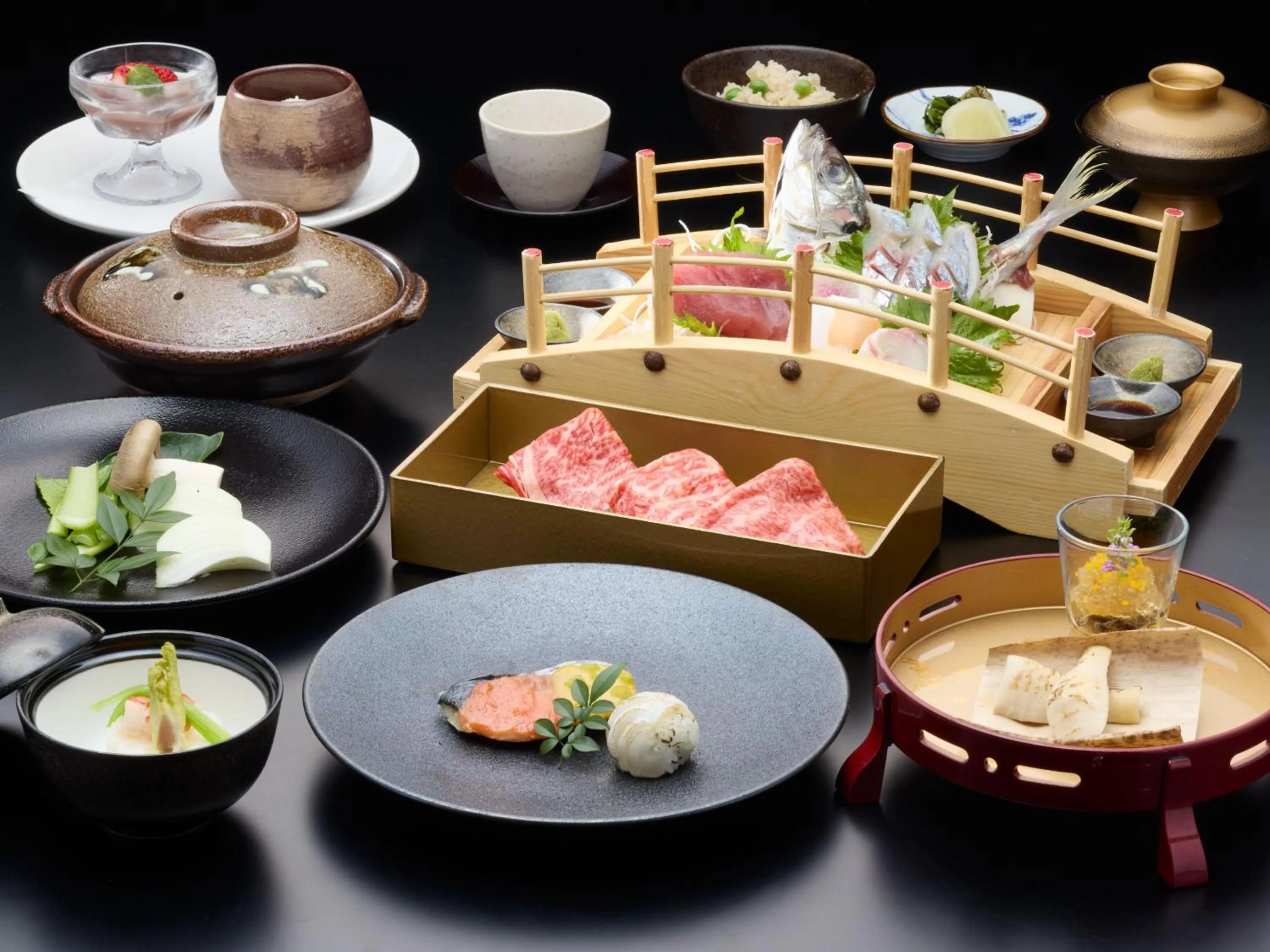 Dinner in Kumano-bettei Nakanoshima