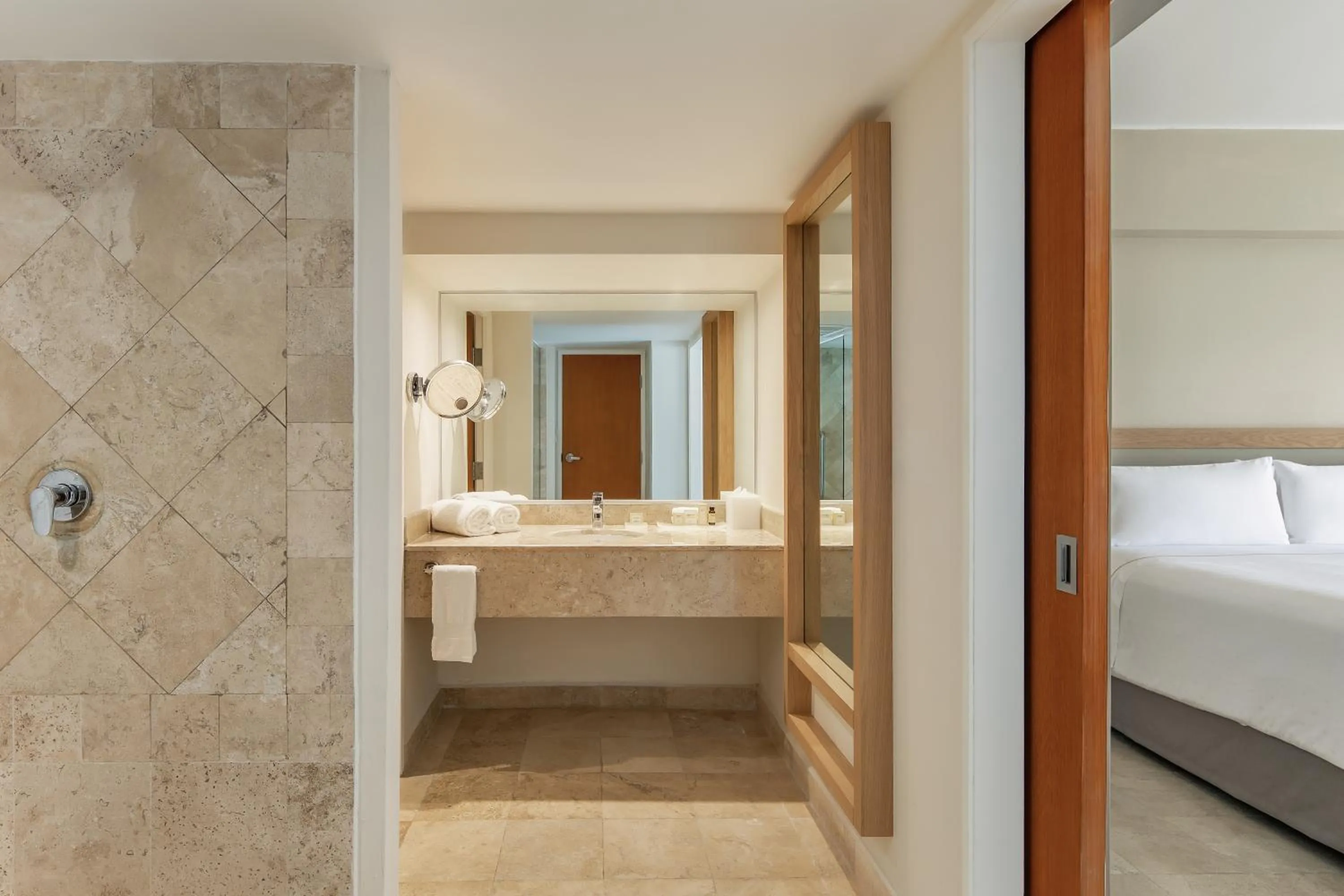 Bathroom, Bed in Fiesta Americana Acapulco Villas