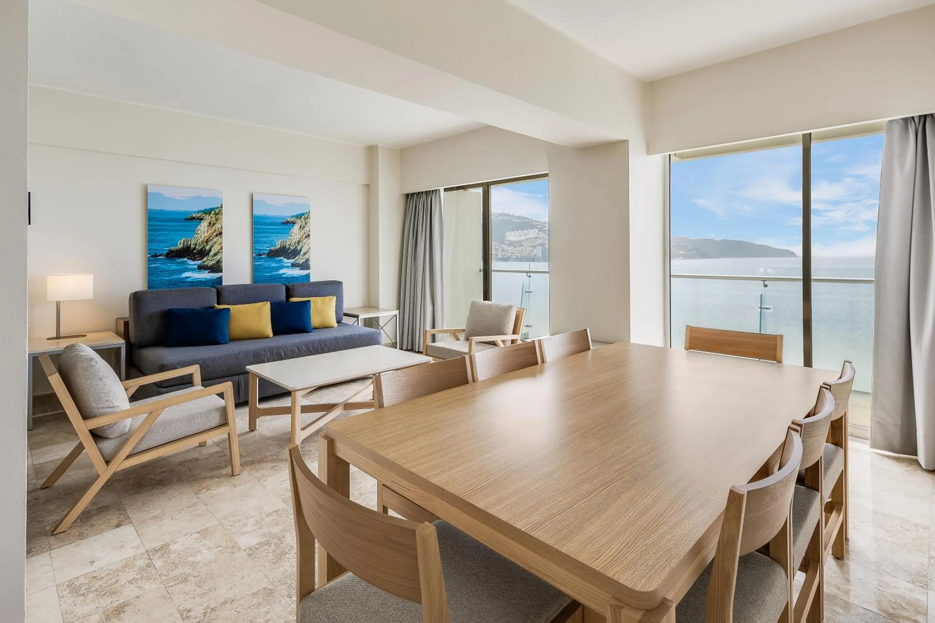 Living room in Fiesta Americana Acapulco Villas