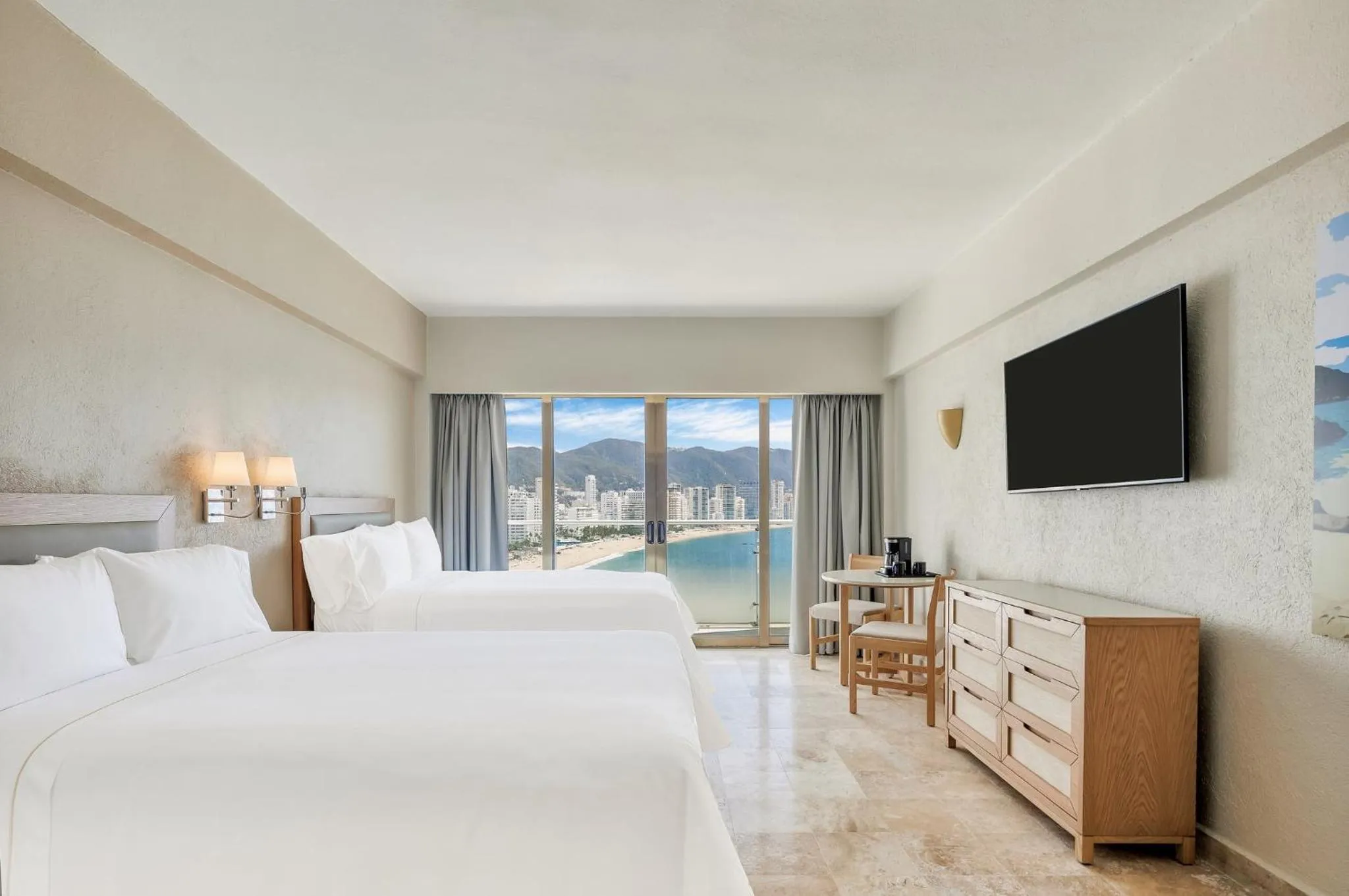 Photo of the whole room, Bed in Fiesta Americana Acapulco Villas