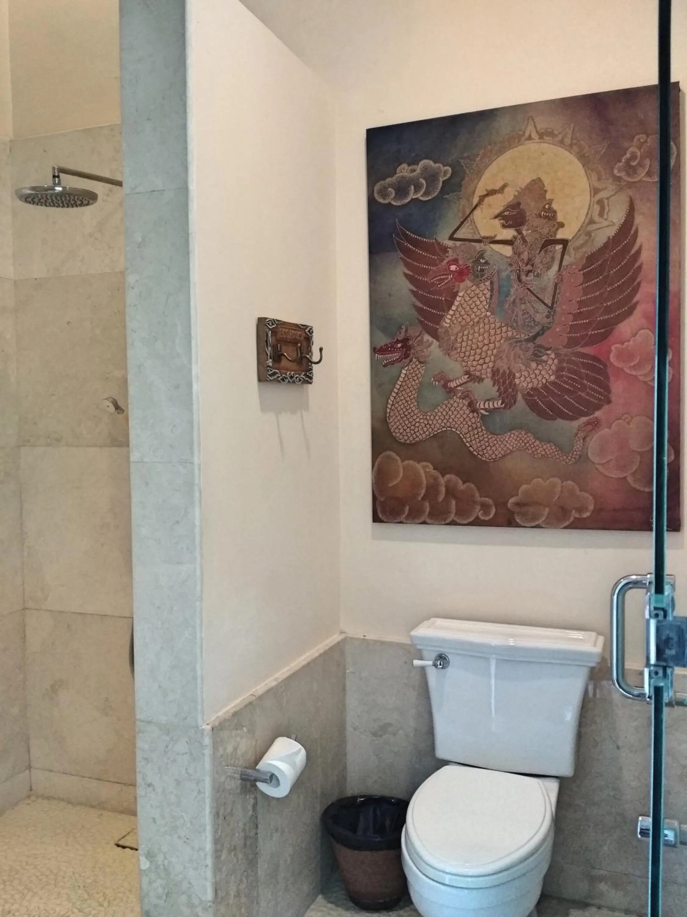 Bathroom in The Longhouse, Jimbaran - Bali