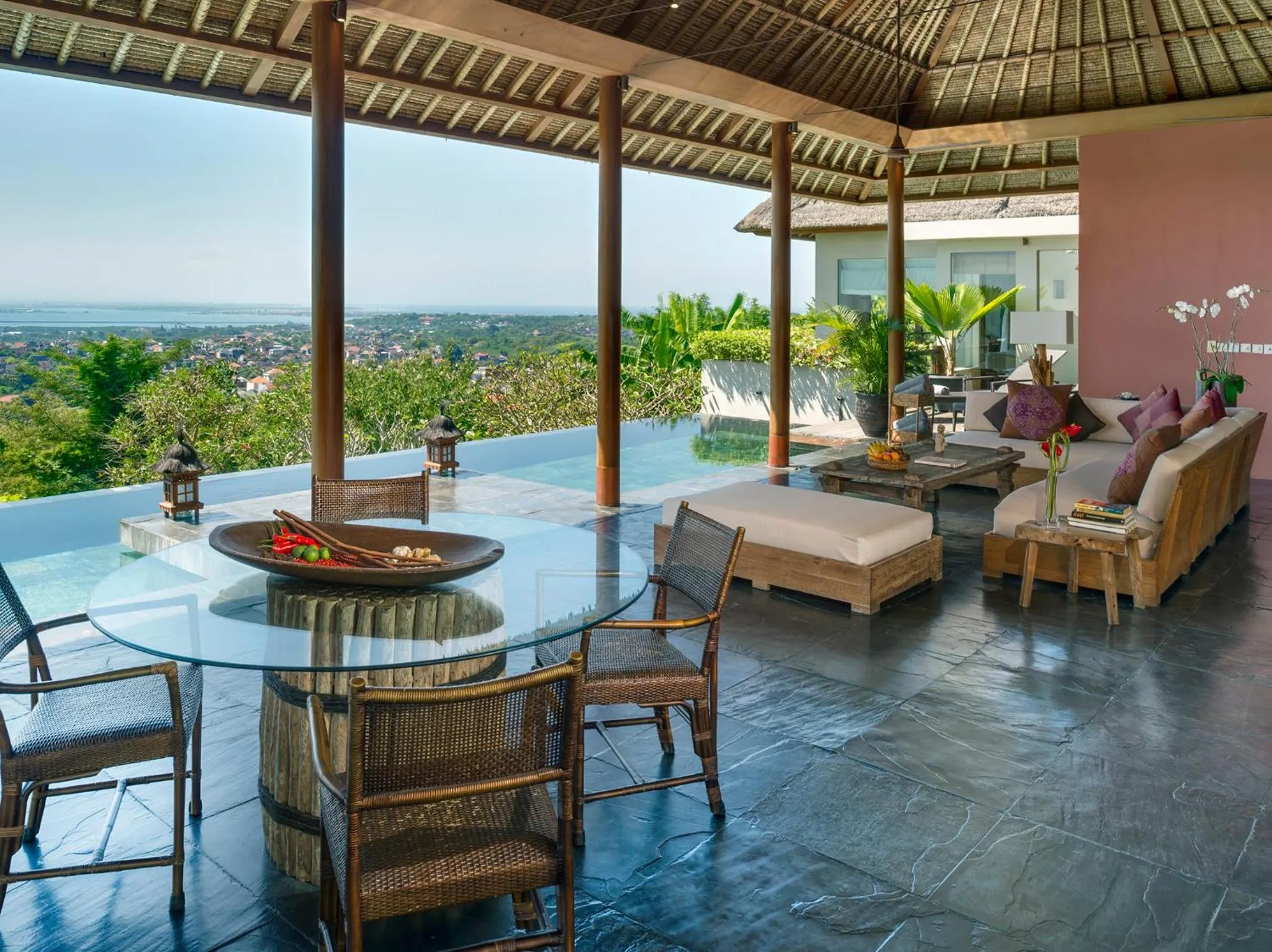 Living room in The Longhouse, Jimbaran - Bali