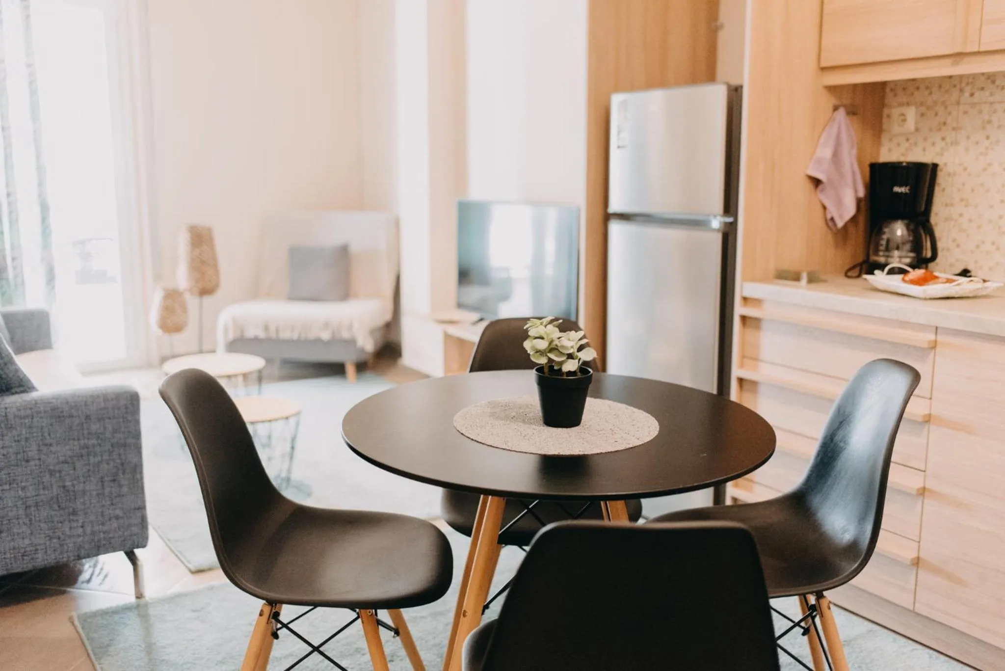 Dining area in BEST HOUSE, DECK APRTM., OLD PORT OF PATRAS
