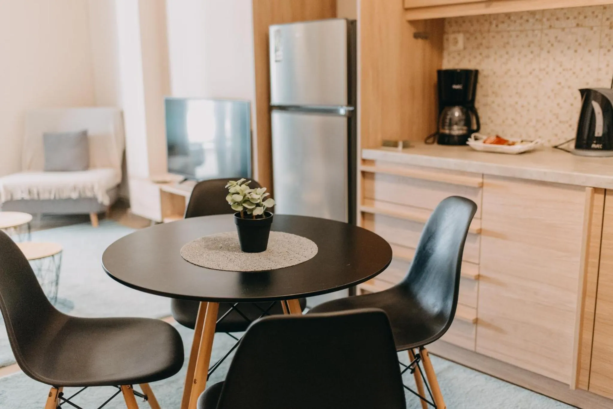 Dining area in BEST HOUSE, DECK APRTM., OLD PORT OF PATRAS