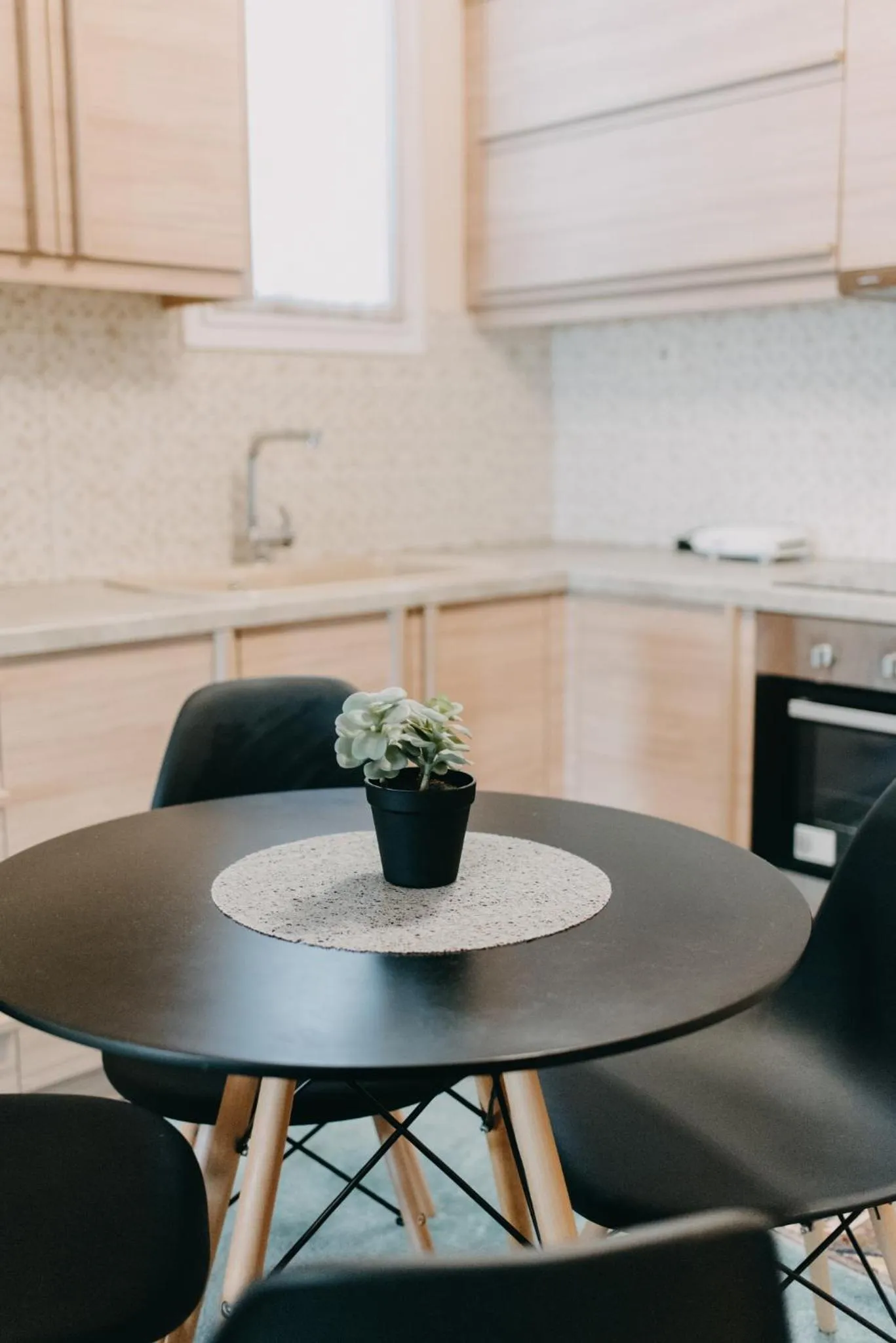 Kitchen or kitchenette in BEST HOUSE, DECK APRTM., OLD PORT OF PATRAS