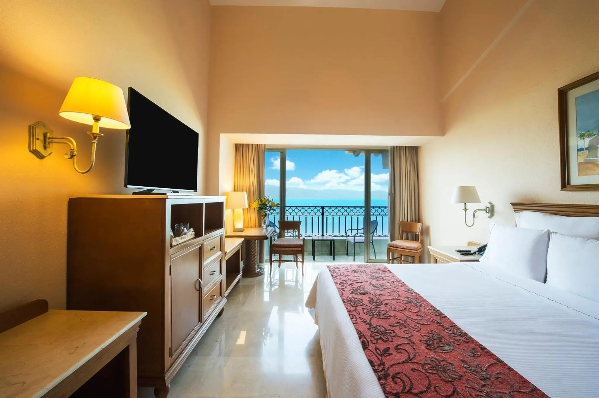 Photo of the whole room, Bed in Fiesta Americana Puerto Vallarta All Inclusive & Spa