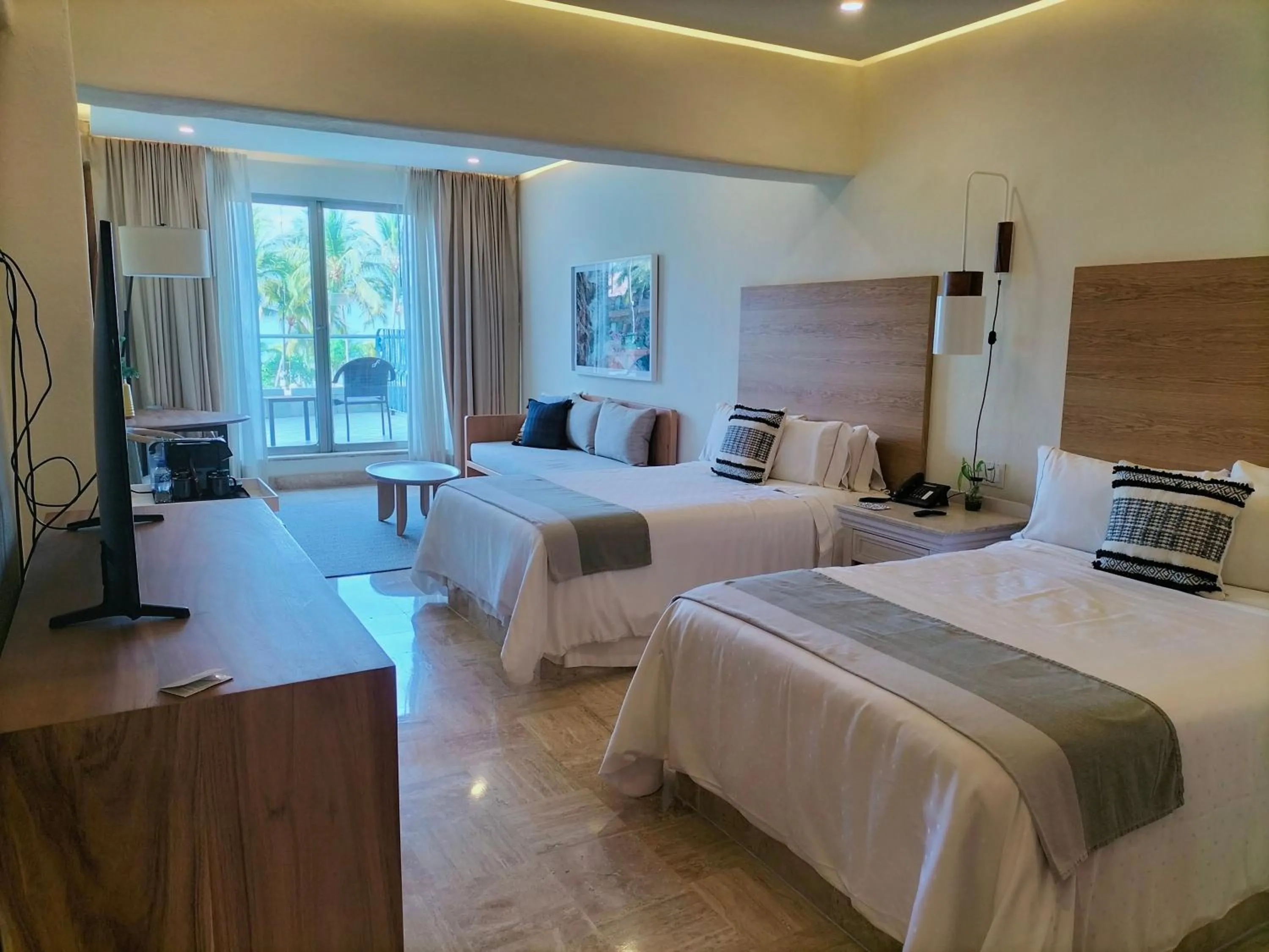 Bed in Fiesta Americana Puerto Vallarta All Inclusive & Spa