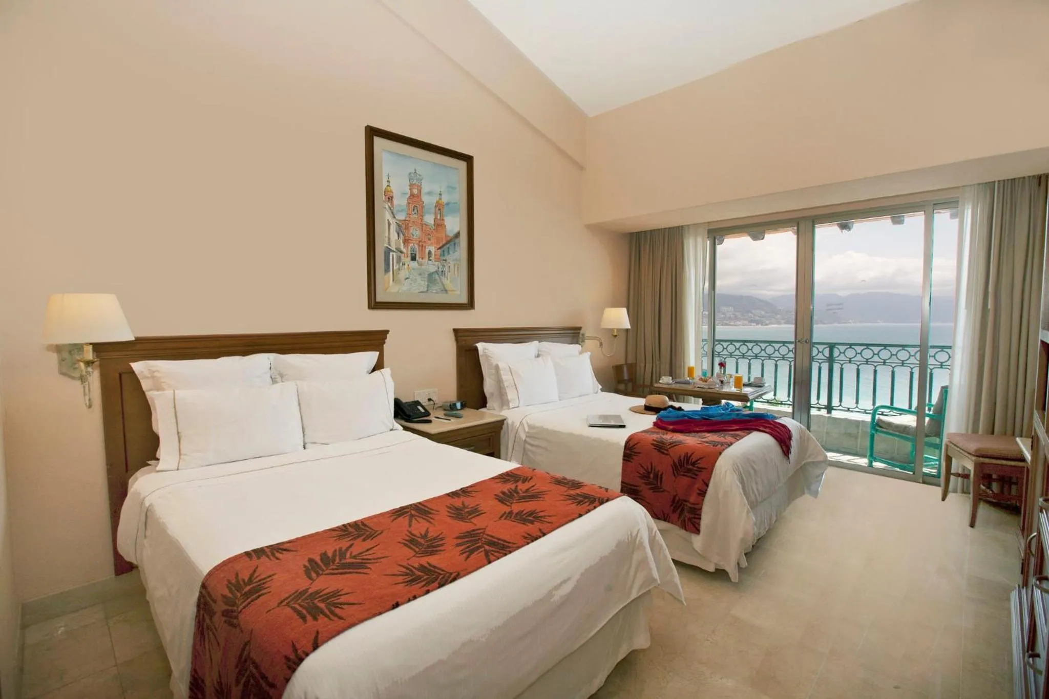 Photo of the whole room, Bed in Fiesta Americana Puerto Vallarta All Inclusive & Spa