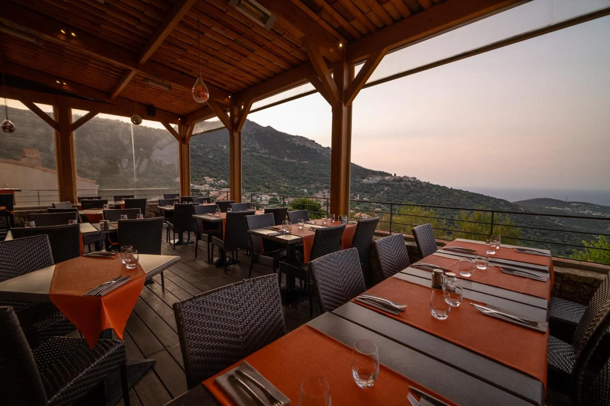 Patio in Hotel La Santa