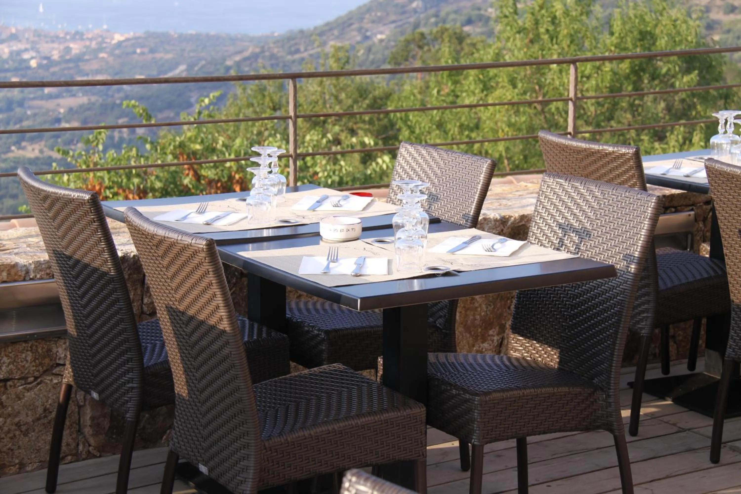 Patio in Hotel La Santa