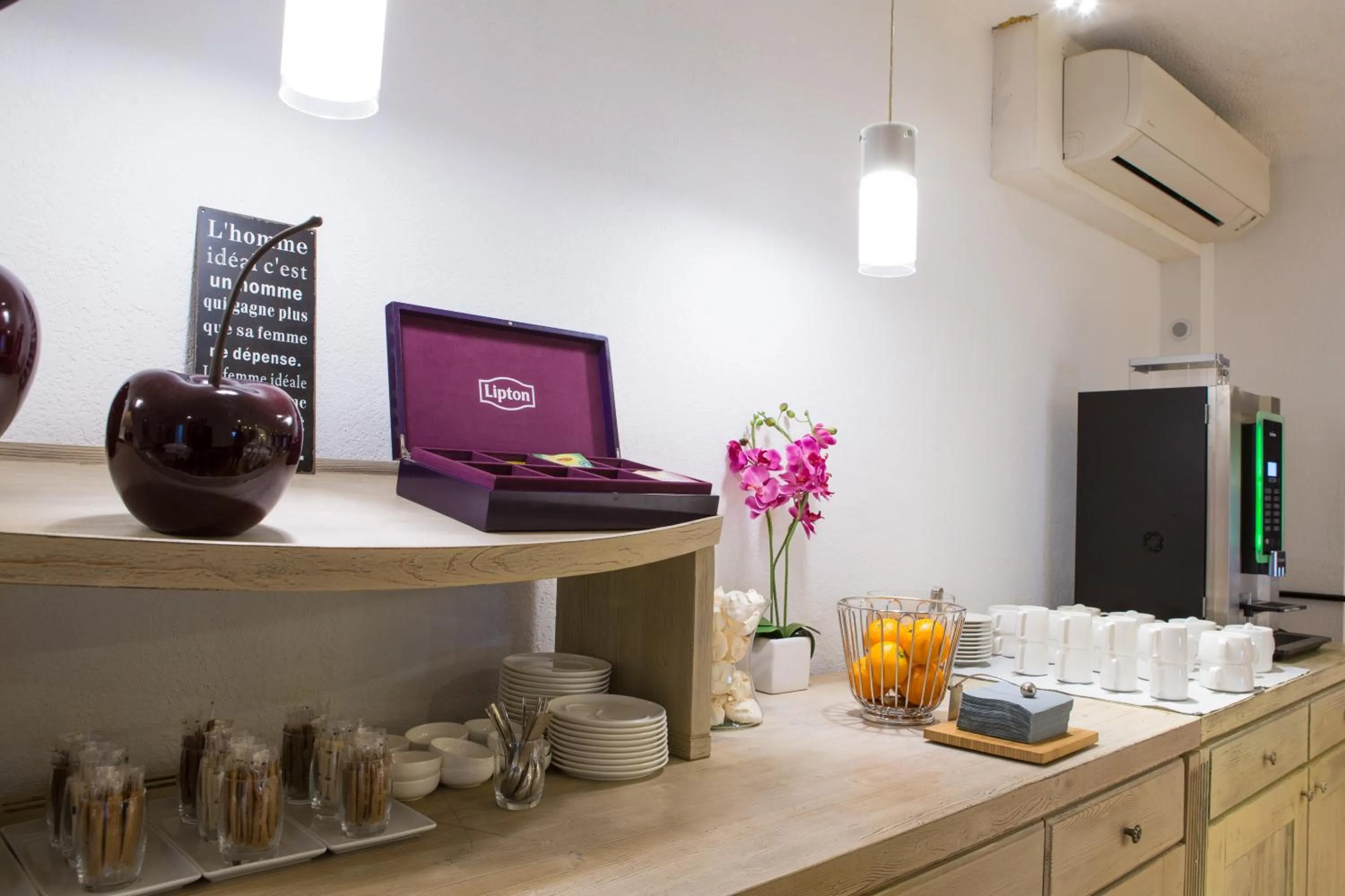 Continental breakfast in Hotel La Santa