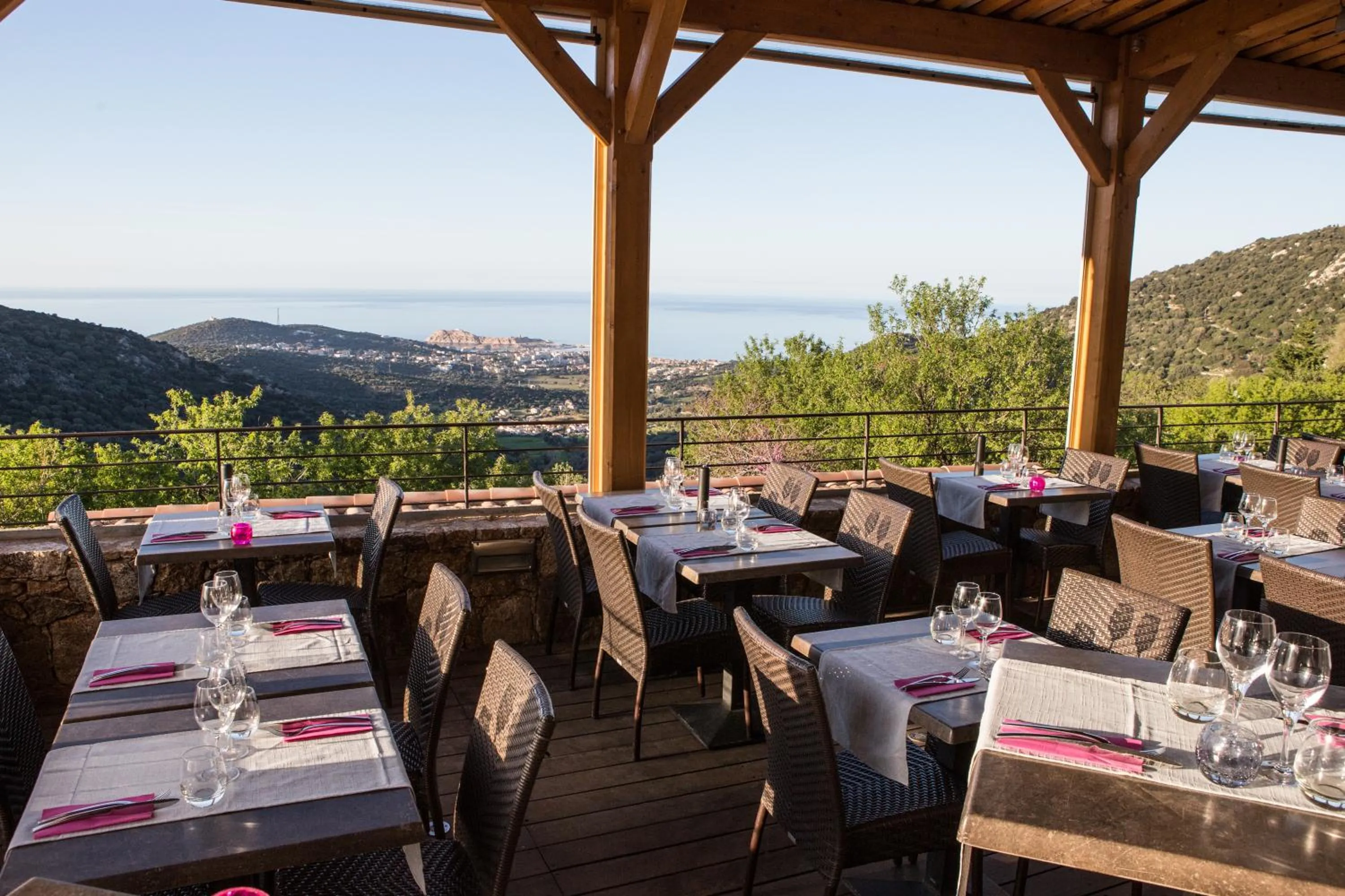 Patio in Hotel La Santa