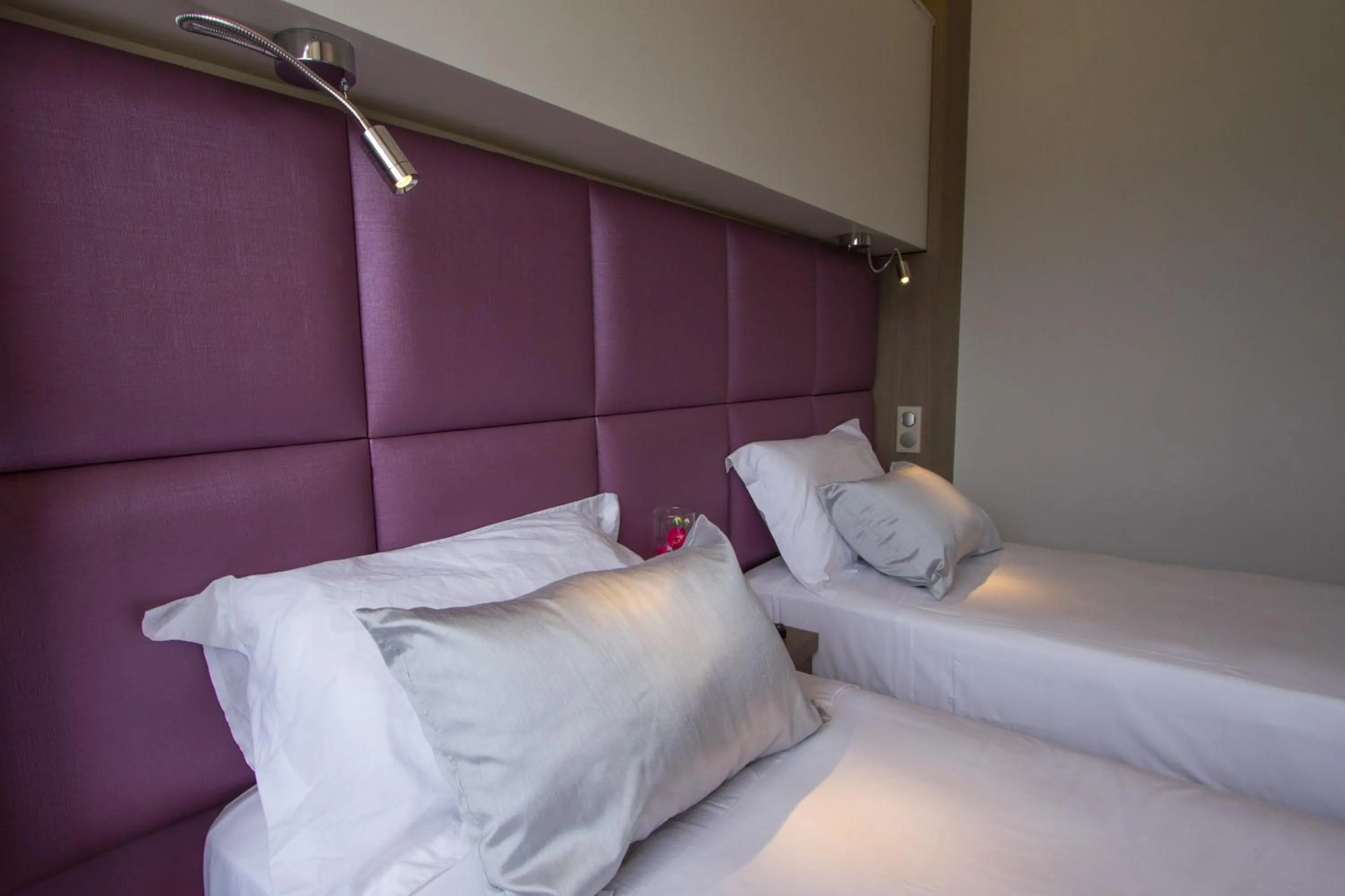 Decorative detail, Bed in Hotel La Santa