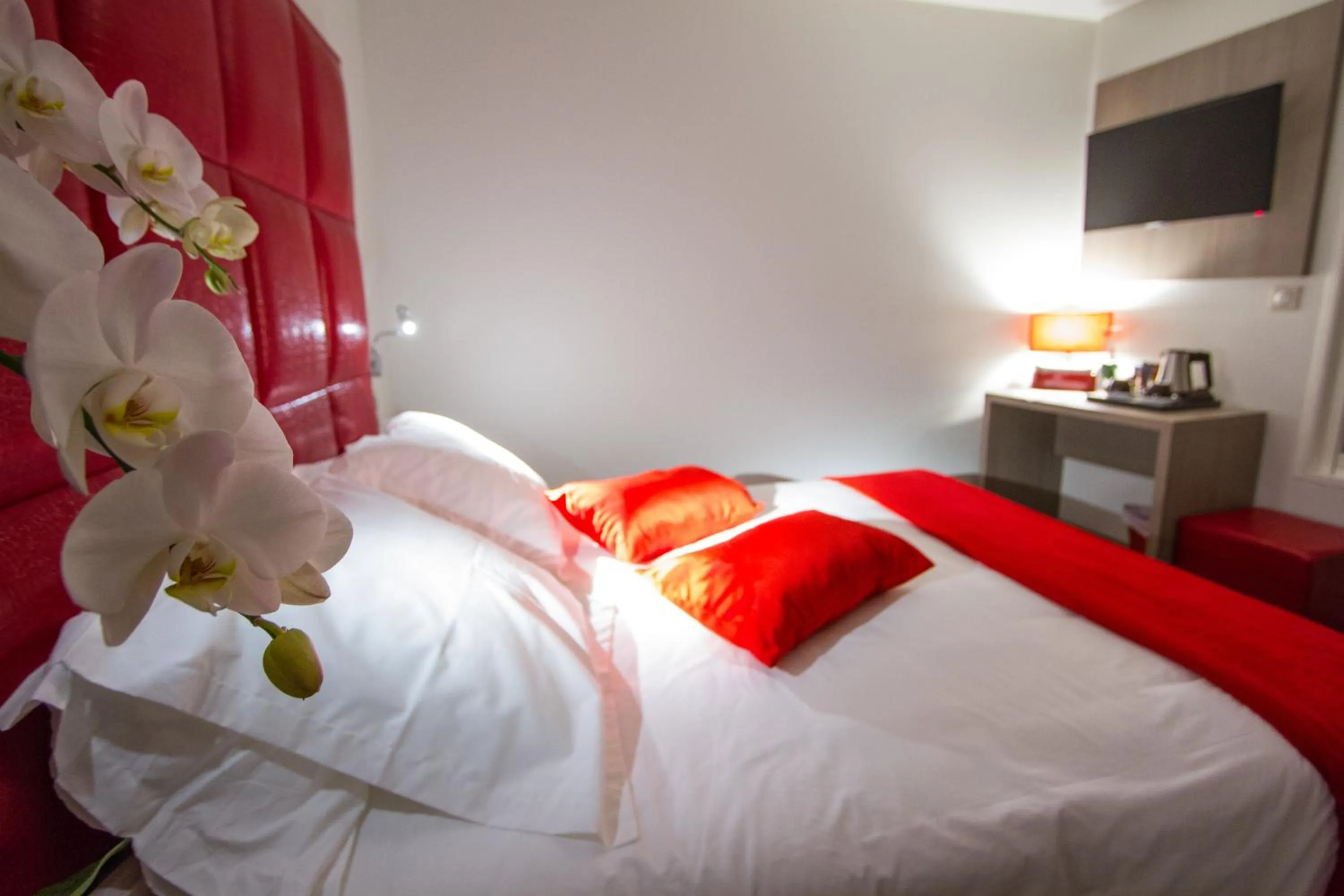 Bed in Hotel La Santa