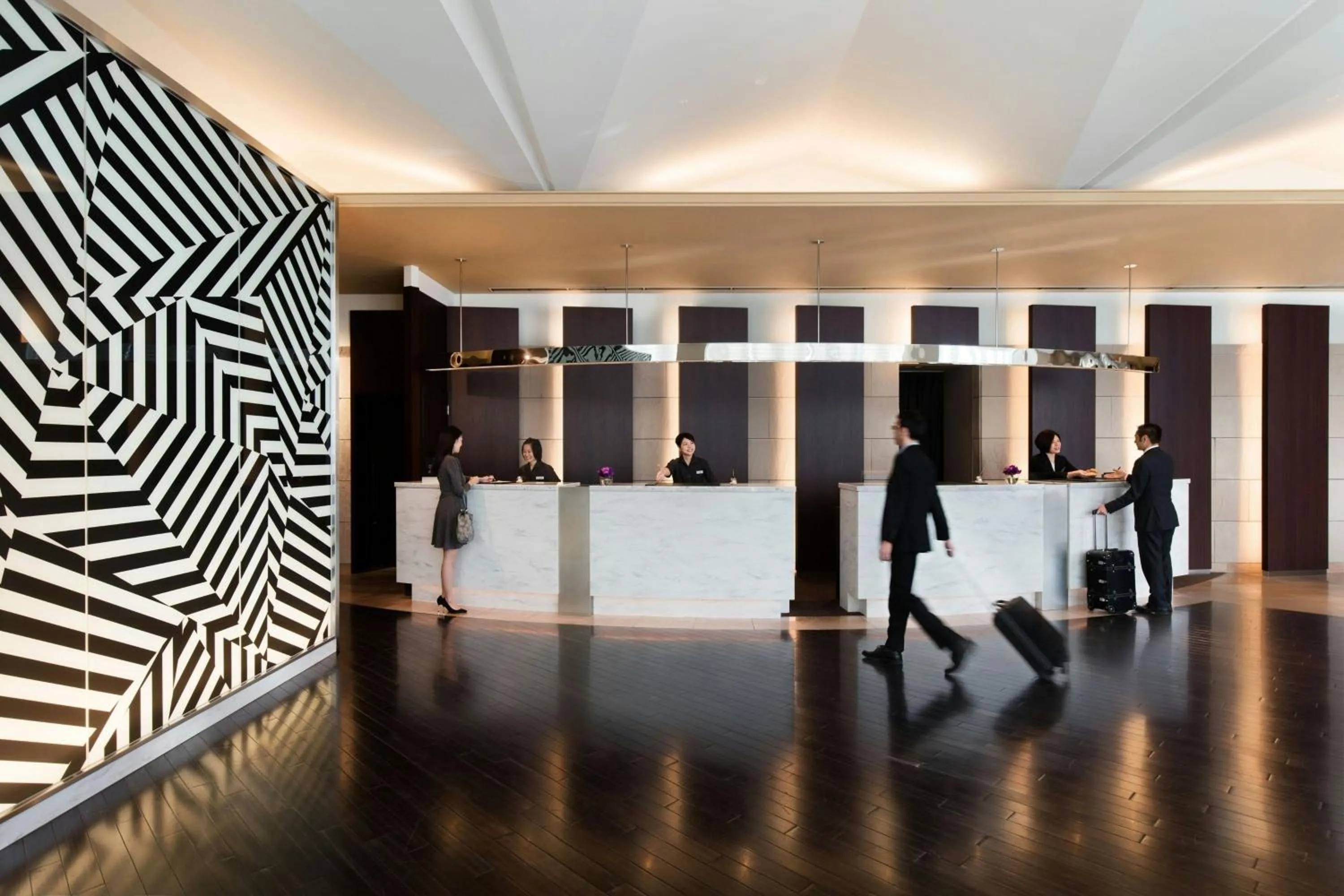 Lobby or reception in Courtyard by Marriott Shin-Osaka Station