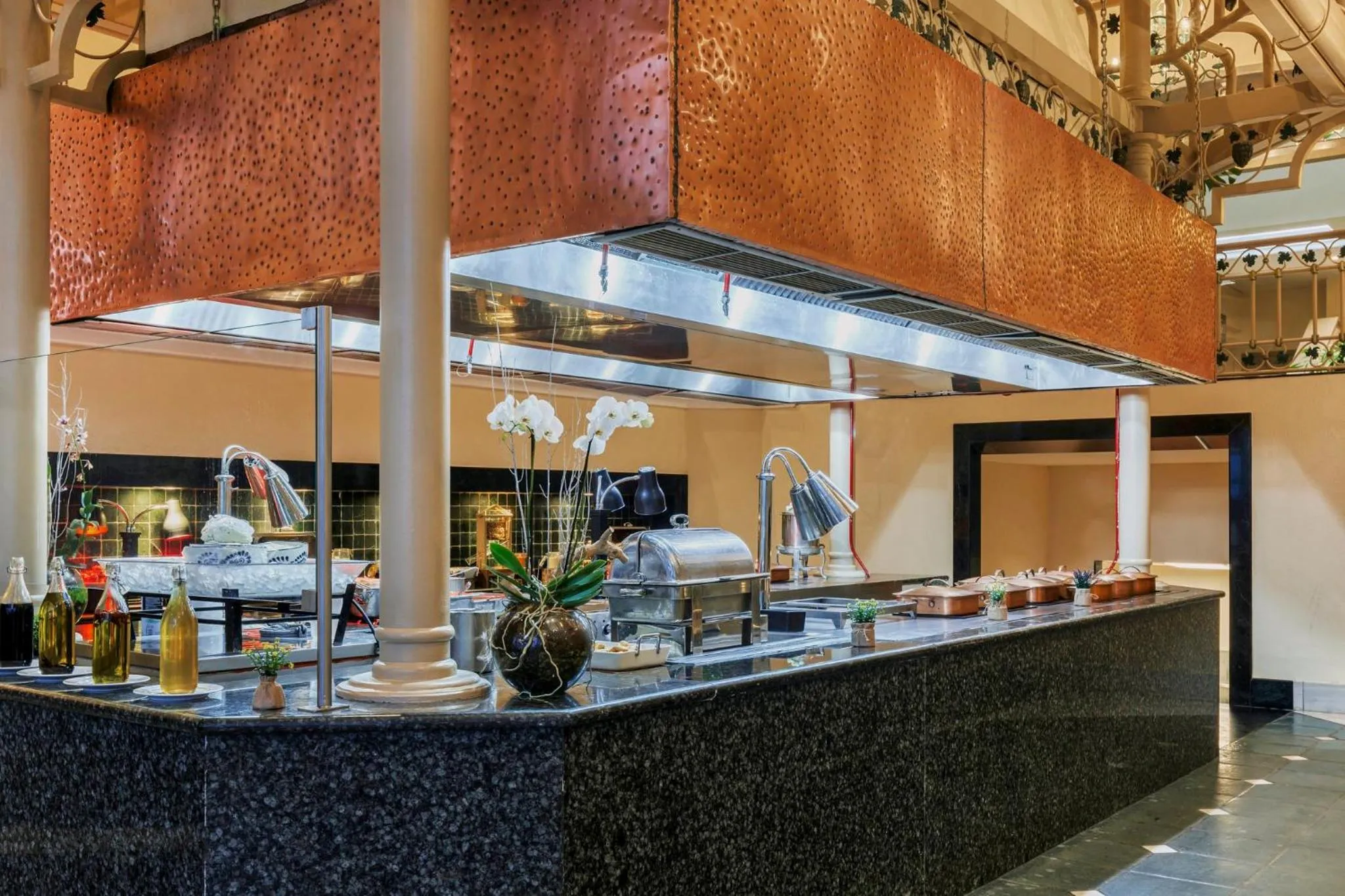 Buffet breakfast in Grand Fiesta Americana Coral Beach Cancun - All Inclusive