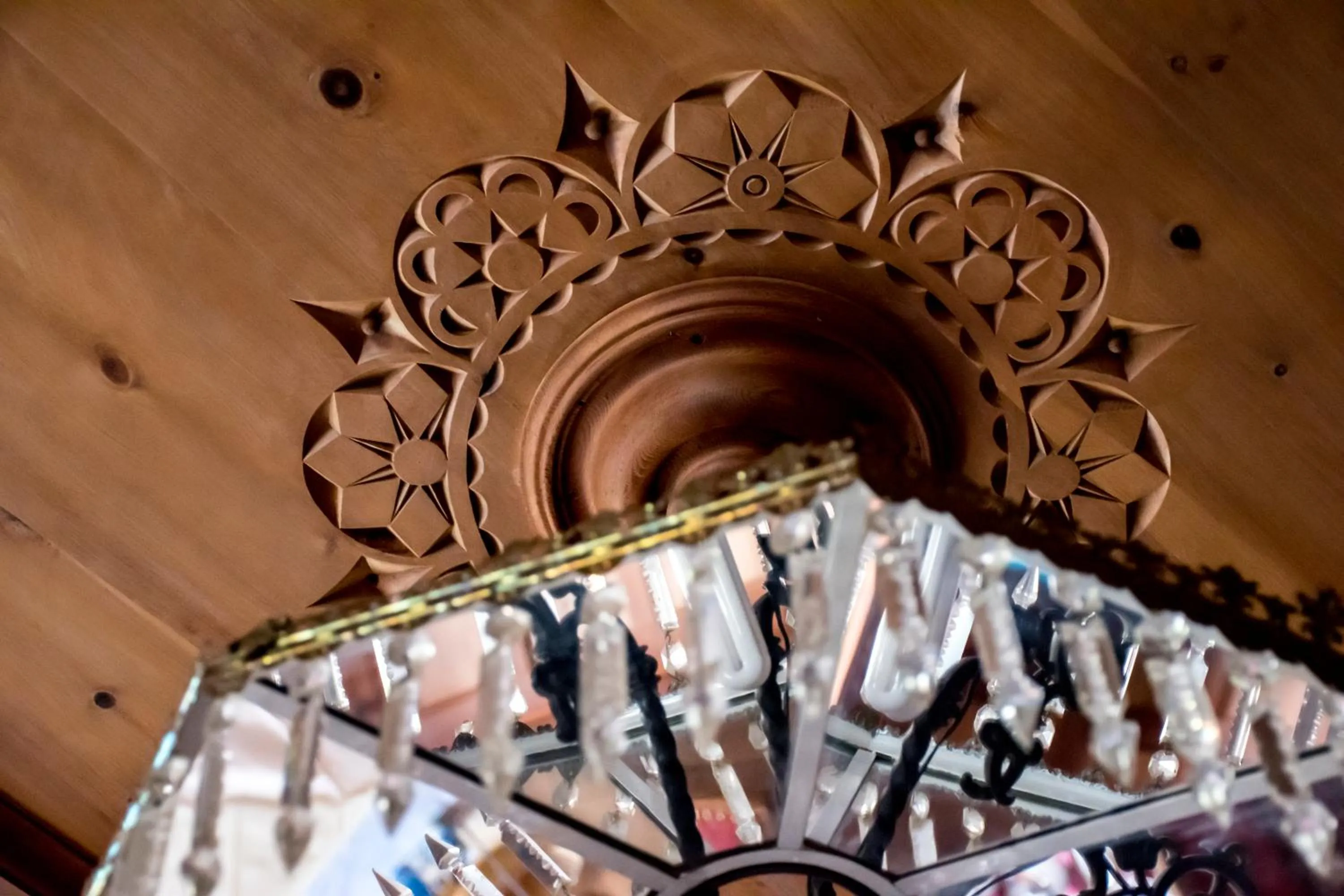 Decorative detail in Hotel La Villa della Regina