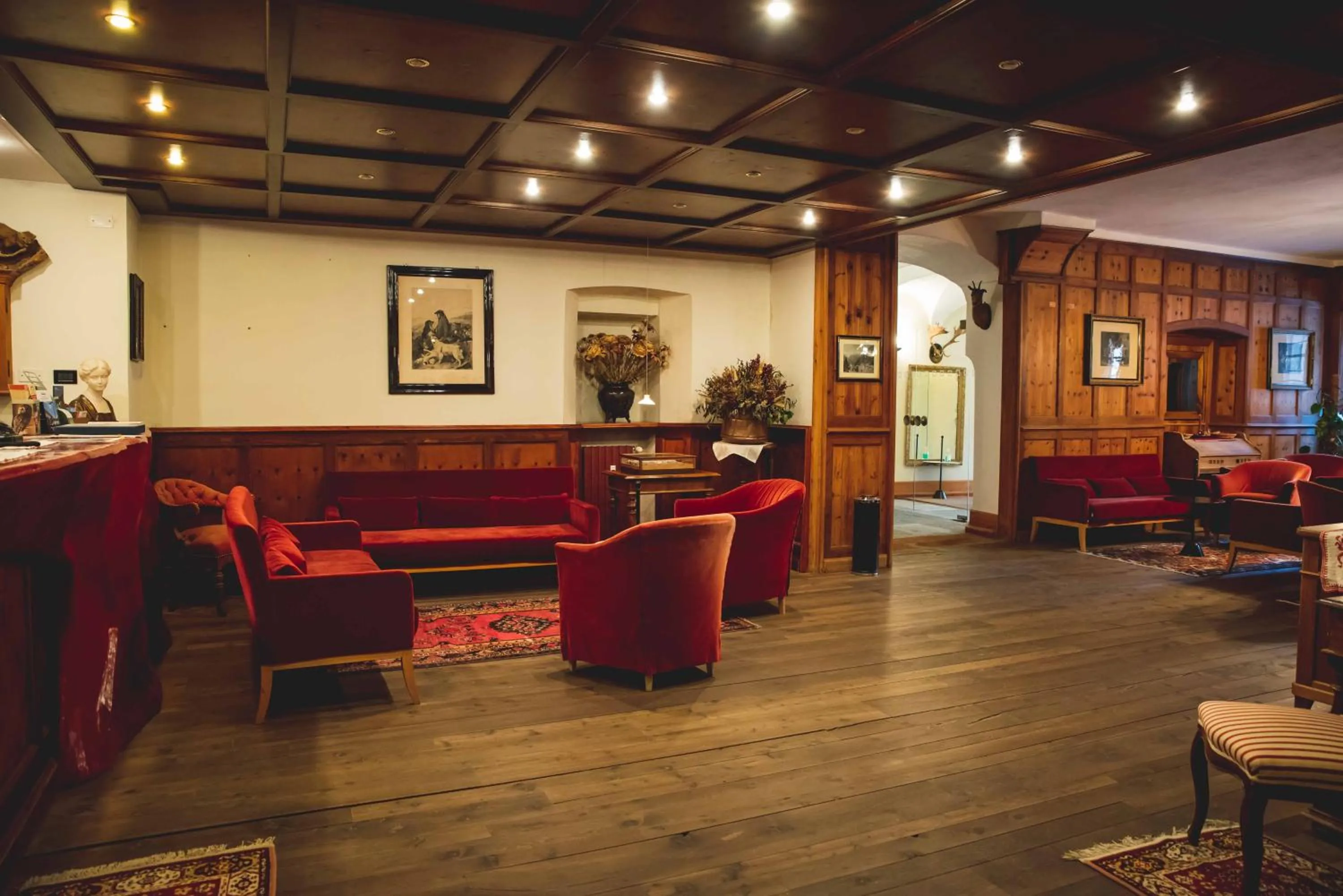 Living room in Hotel La Villa della Regina