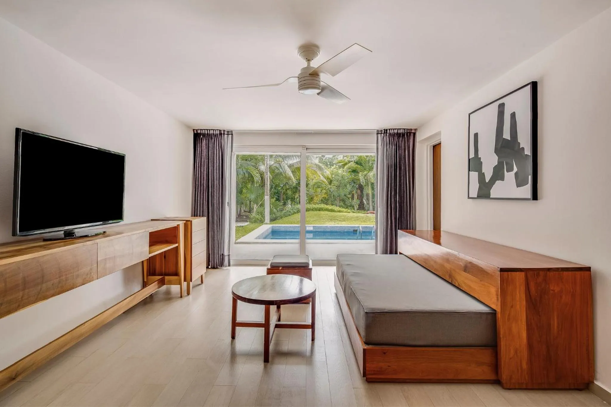 Living room, Bed in Fiesta Americana Cozumel All Inclusive