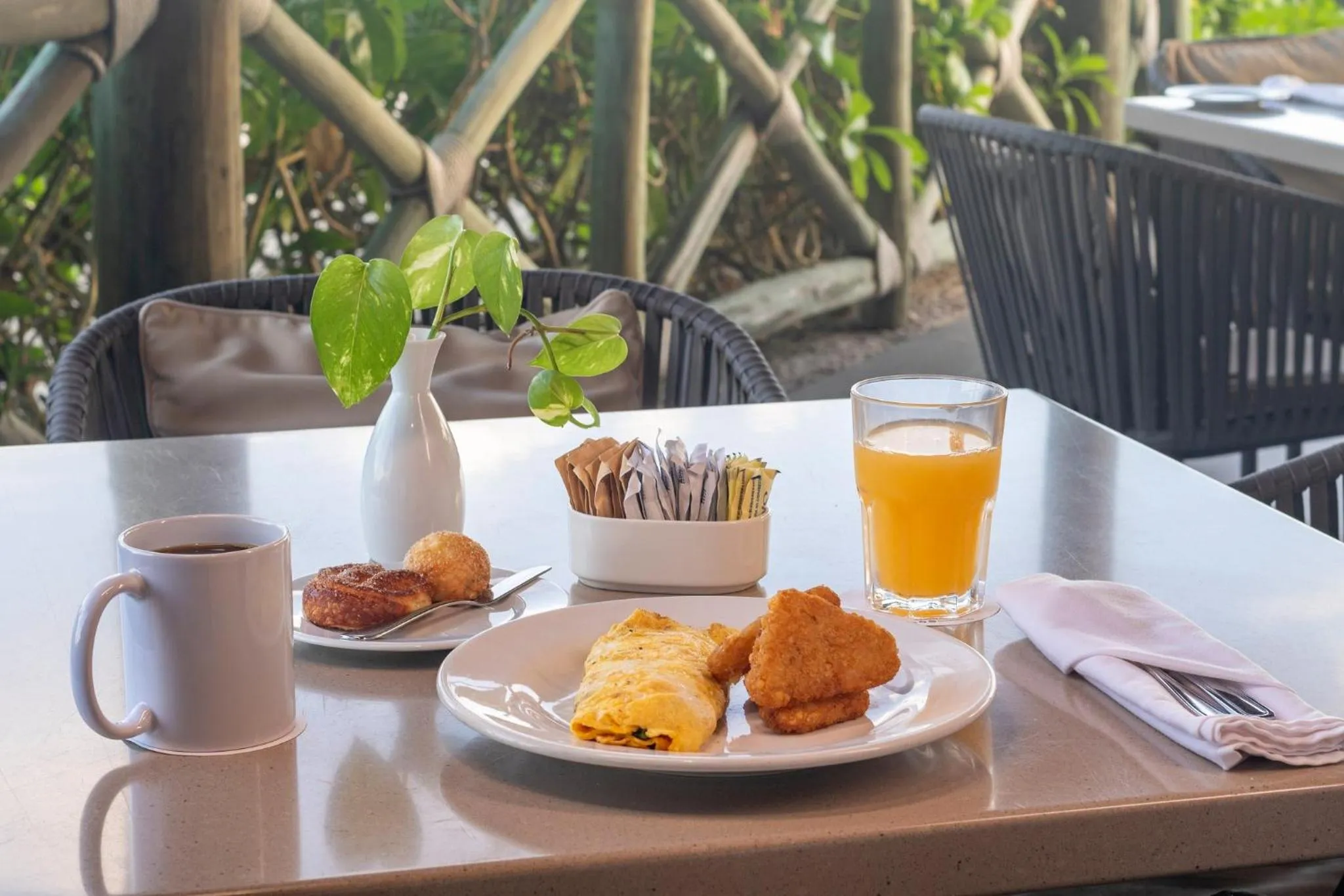 Buffet breakfast in Fiesta Americana Cozumel All Inclusive