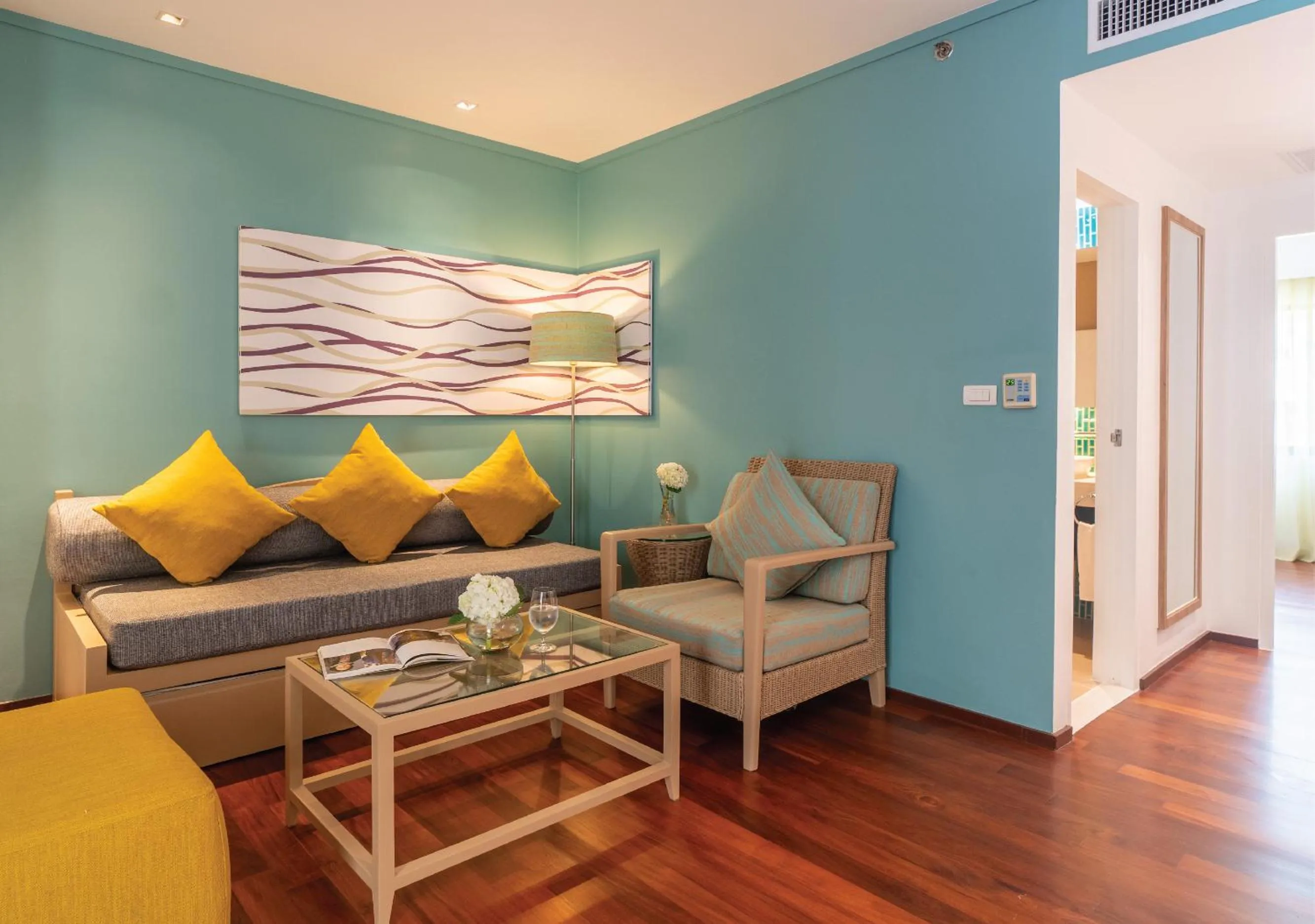 Living room in Radisson Resort and Suites Phuket